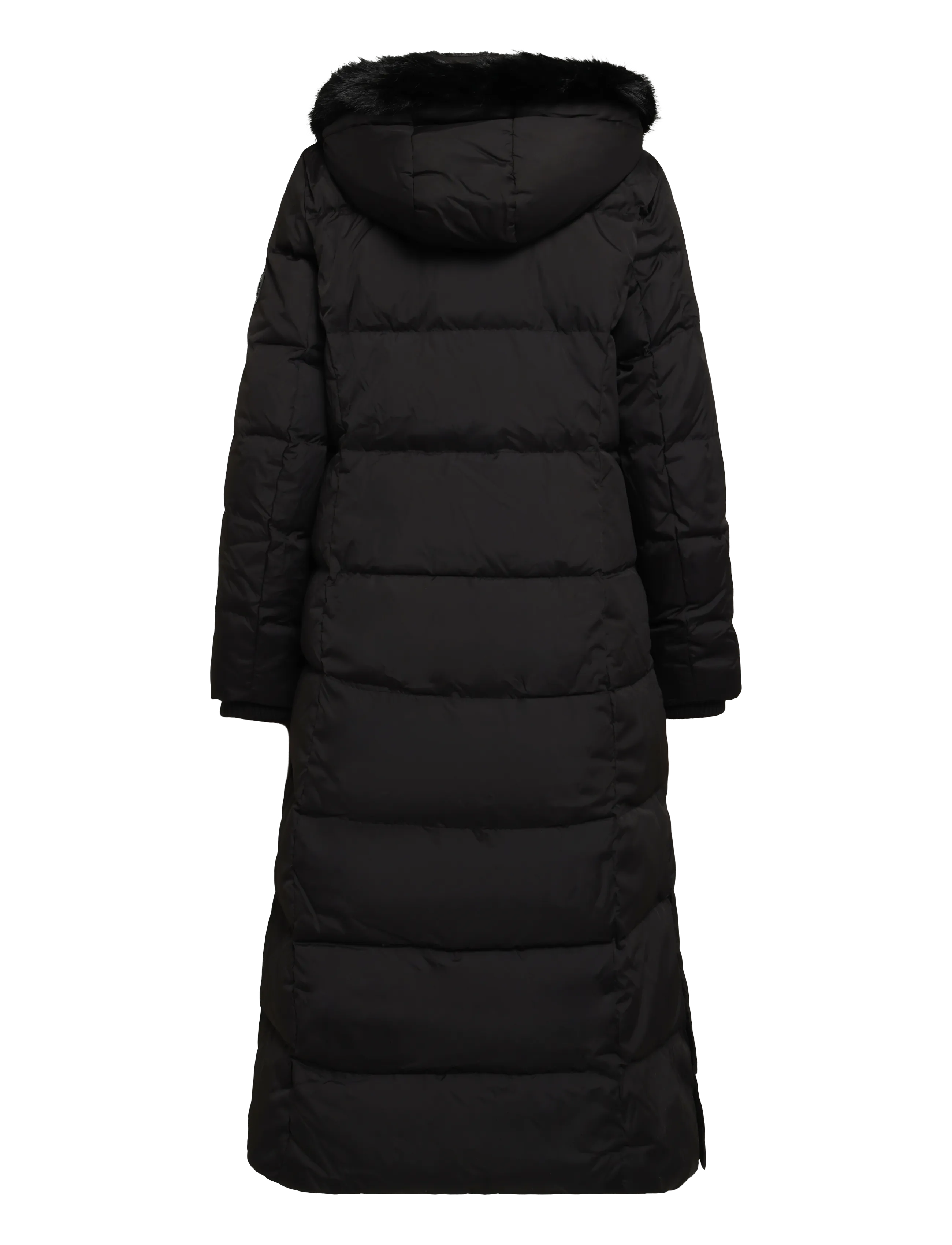 Lauren Ralph Lauren - Faux-Fur-Trim Quilted Hooded Down Coat - talvitakit - black - 3
