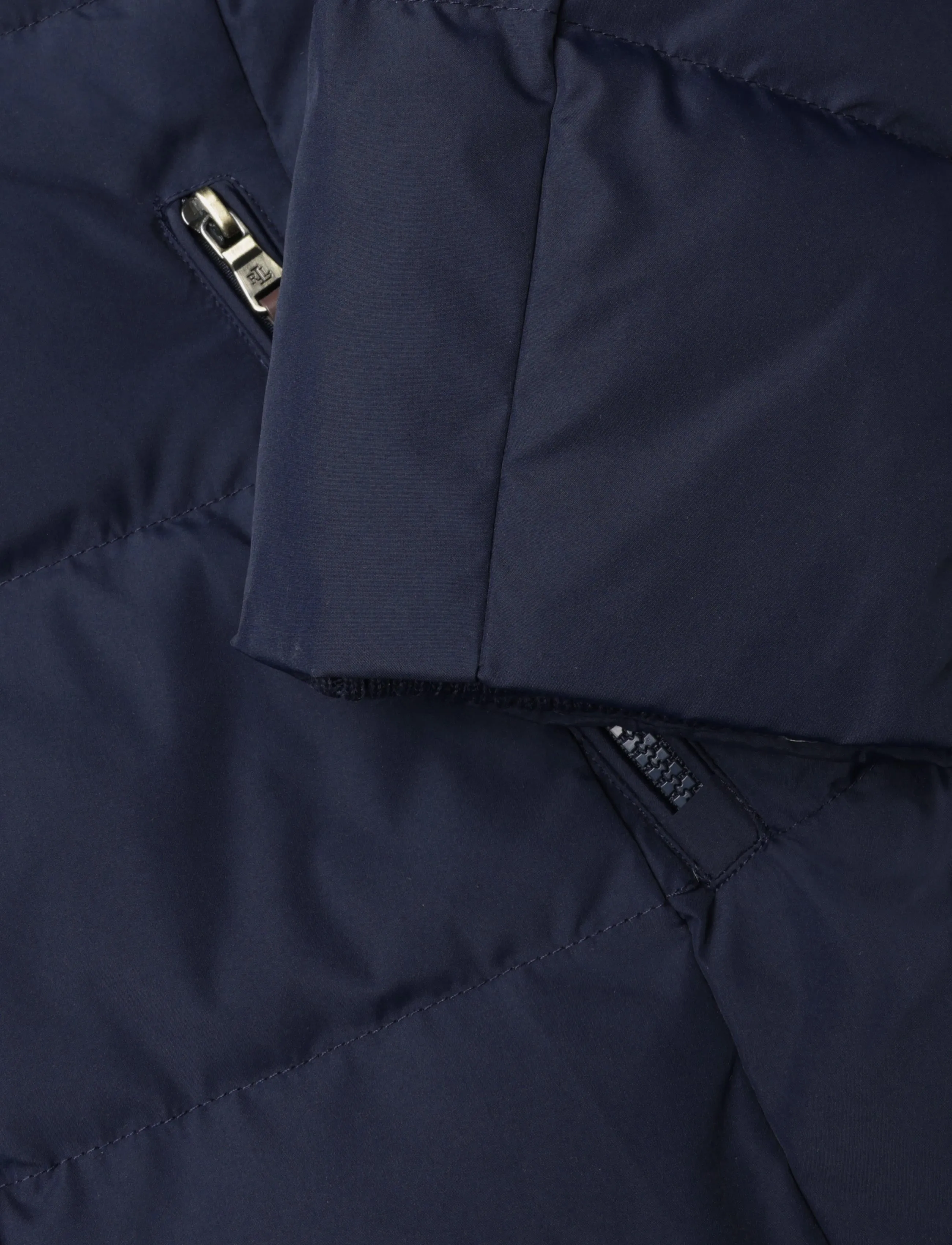 Lauren Ralph Lauren - Crest-Patch Hooded Down Coat - vinterjackor - dk navy - 3