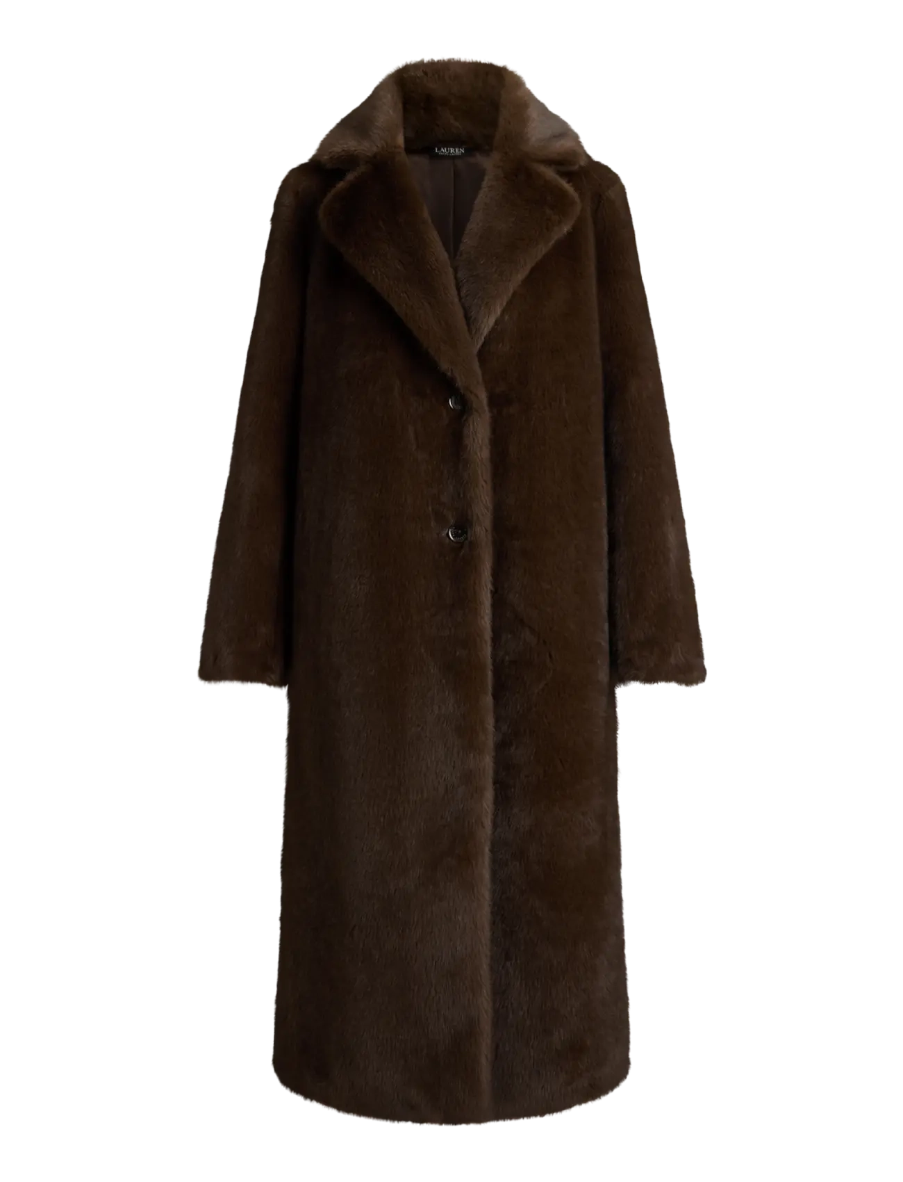 Lauren Ralph Lauren - Faux-Fur Reefer Coat - circuit brown - 2