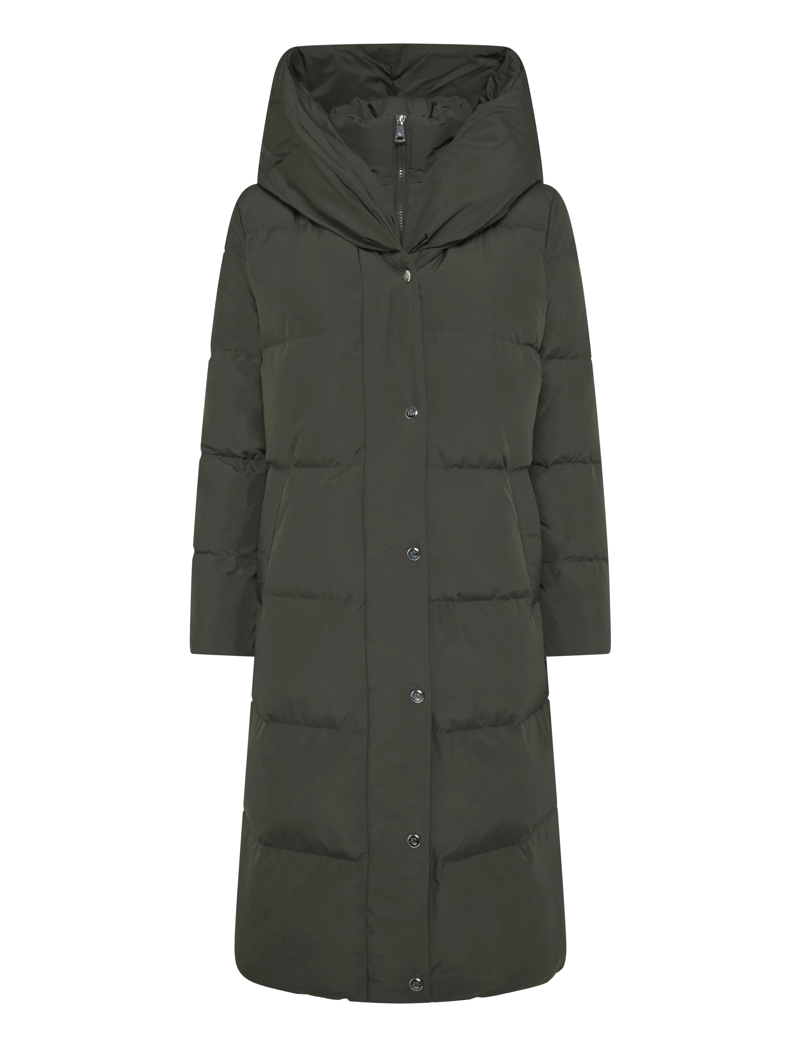 Lauren Ralph Lauren - Oversize-Collar Quilted Down Coat - vinterjakker - litchfield loden - 2