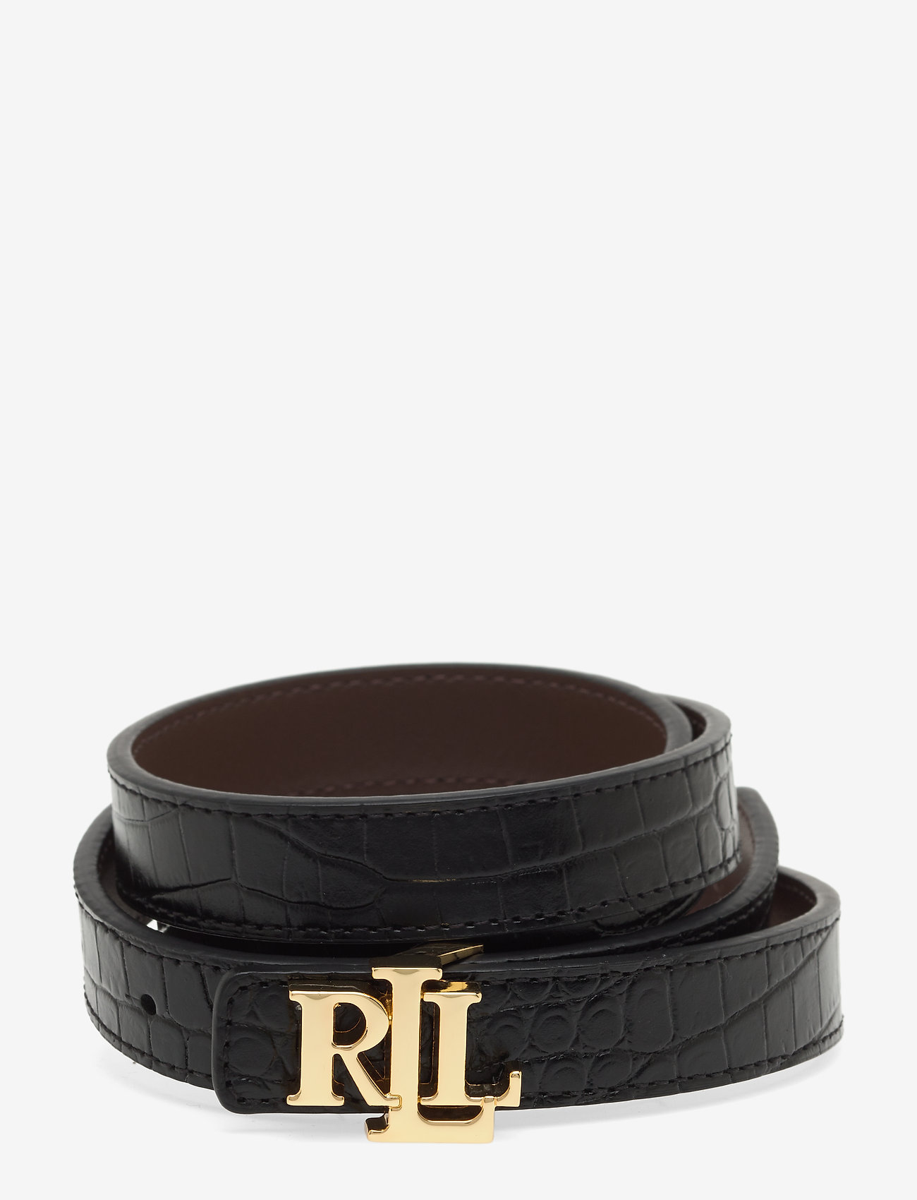 Lauren Ralph Lauren - Reversible Leather Belt - black/dark brown - 0
