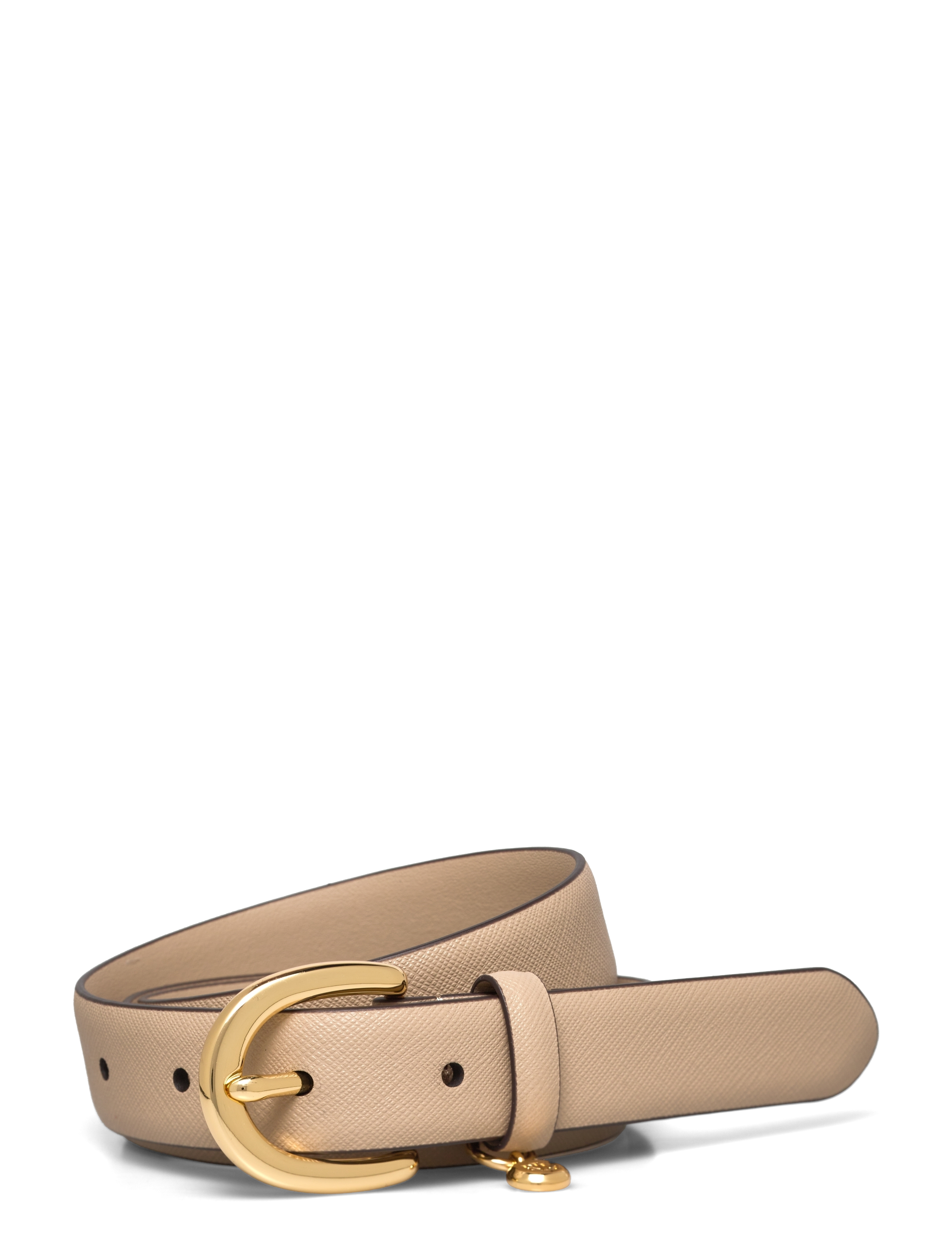 LAUREN RALPH LAUREN Crosshatch Leder-Charm Classc-Drc Beige - XL - Damen