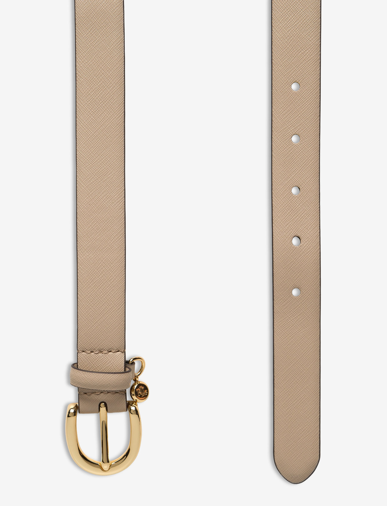 Lauren Ralph Lauren - Charm Crosshatch Leather Belt - vardagsskärp - birch tan - 1