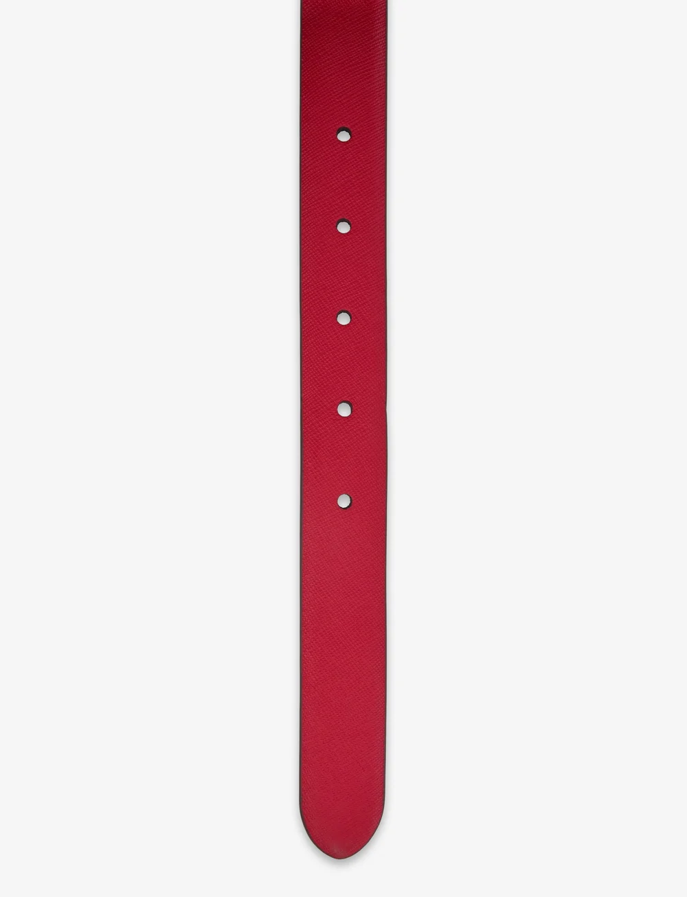 Lauren Ralph Lauren - Charm Crosshatch Leather Belt - casual bælter - festive red/palla - 2
