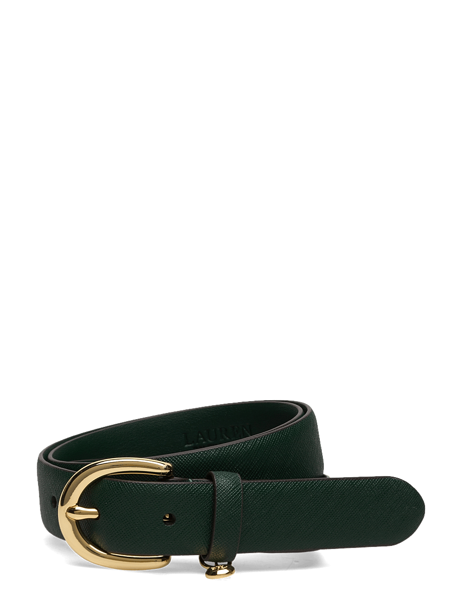 Lauren Ralph Lauren - CROSSHATCH LEATHER-CHARM CLASSC-DRC - nahkrihmad - season green - 0