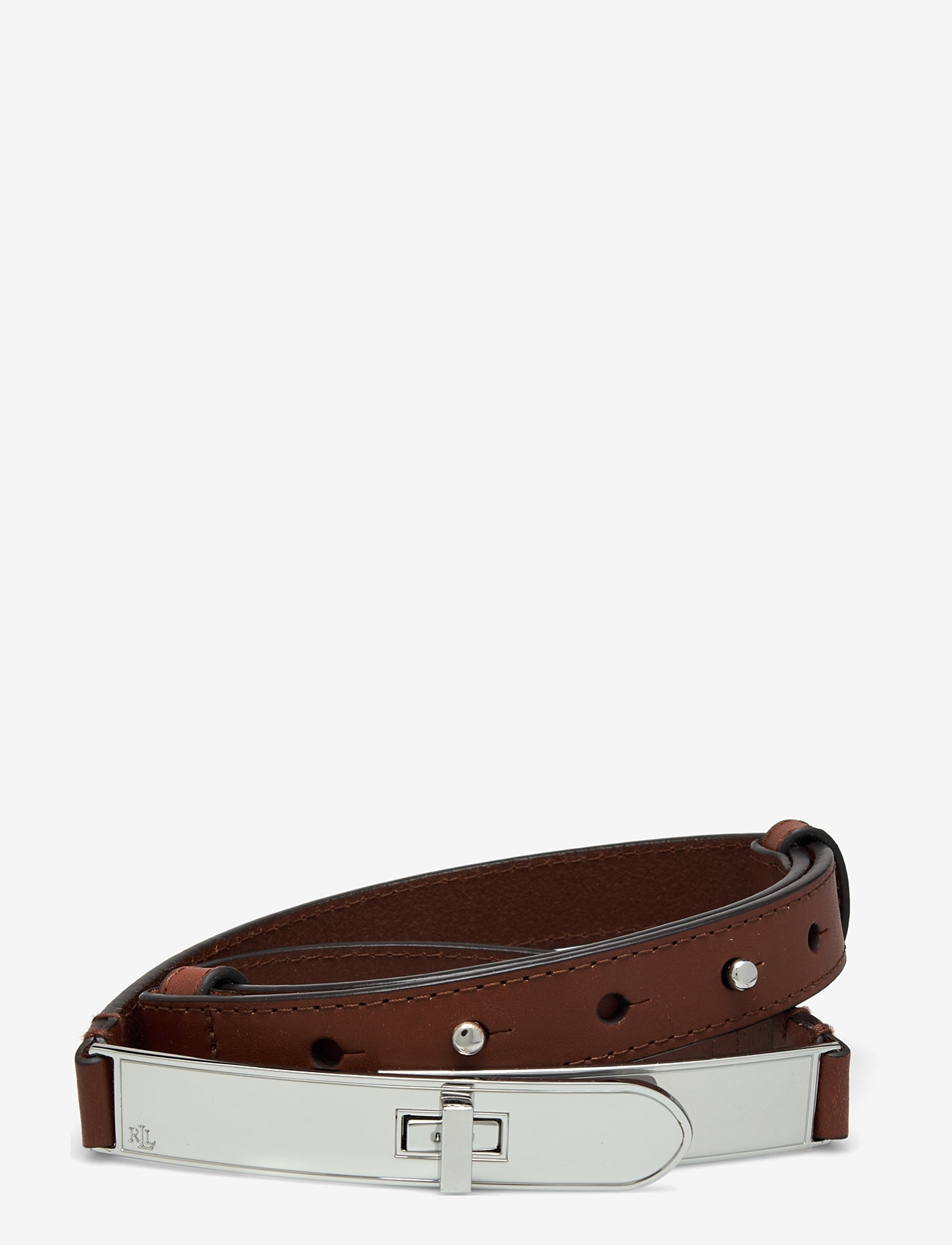 Lauren Ralph Lauren - Turn-Lock Leather Belt - cuoio - 0