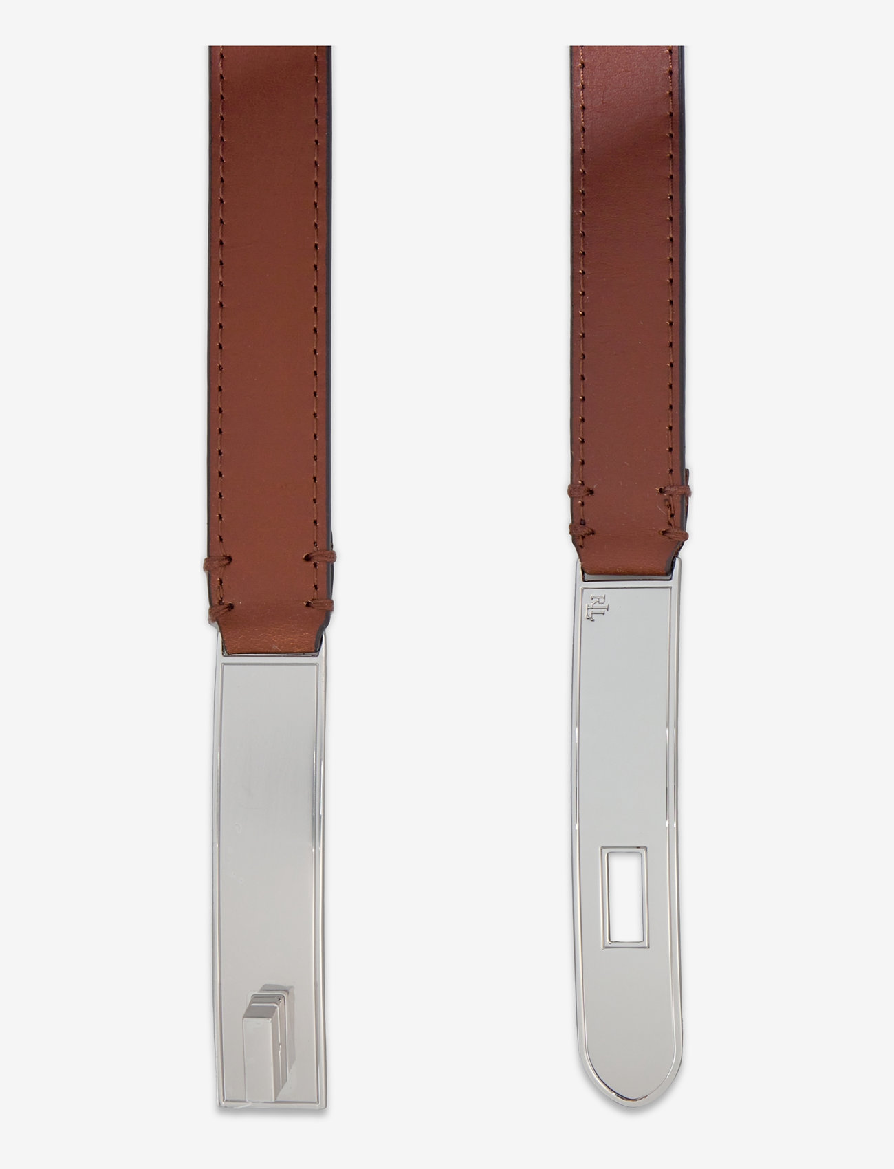 Lauren Ralph Lauren - Turn-Lock Leather Belt - cuoio - 1