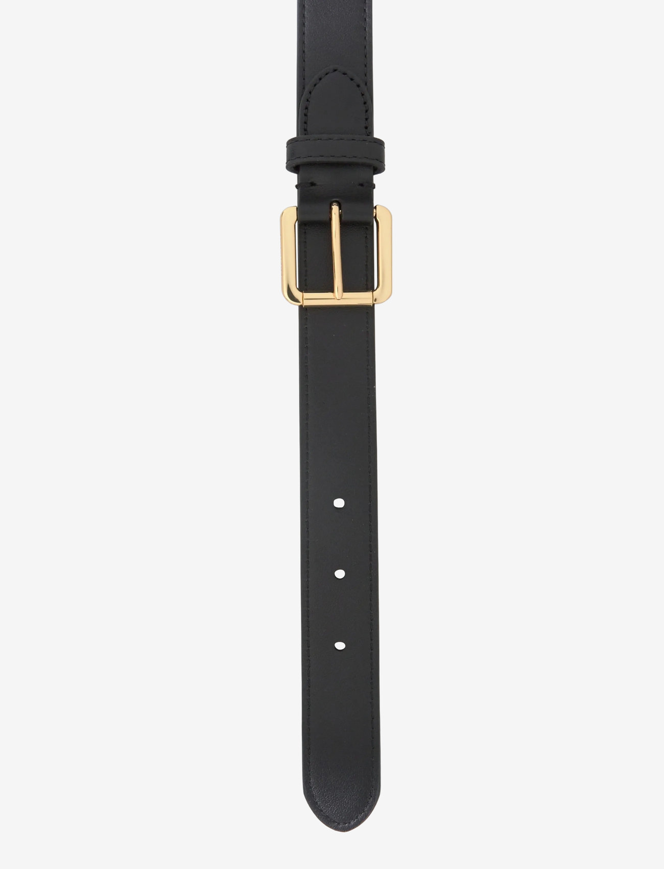 Lauren Ralph Lauren - Tri-Strap O-Ring Leather Belt - midjeskärp - black/pb - 2