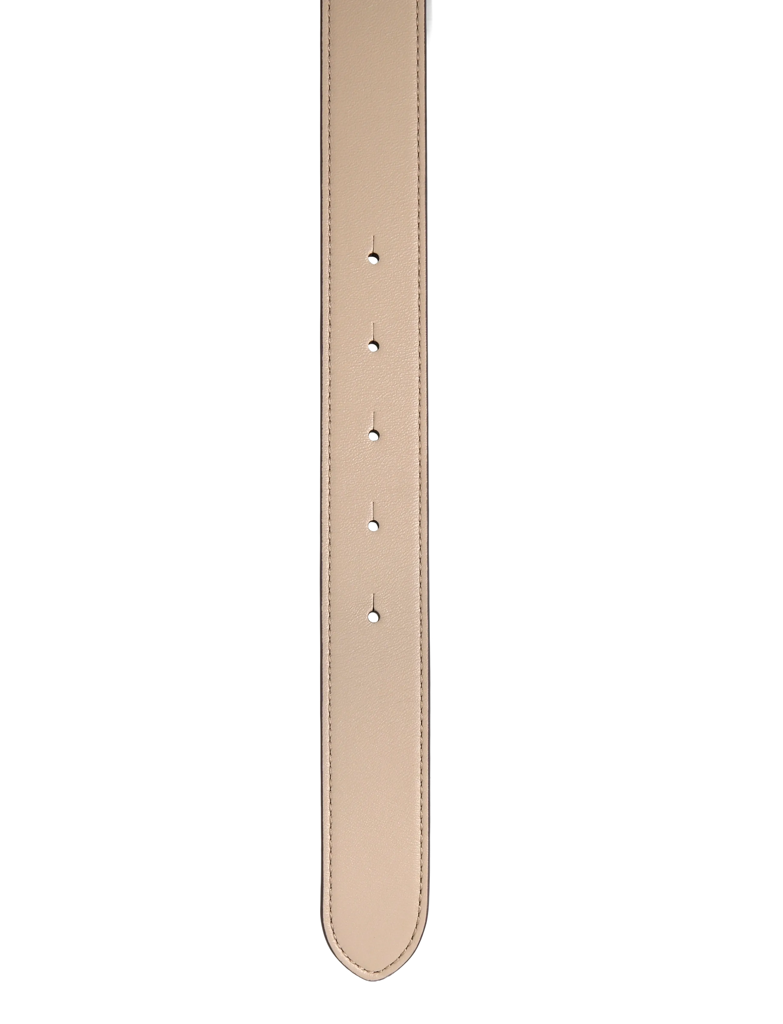 Lauren Ralph Lauren - Logo Reversible Leather Belt - læderbælter - birch tan/white - 2