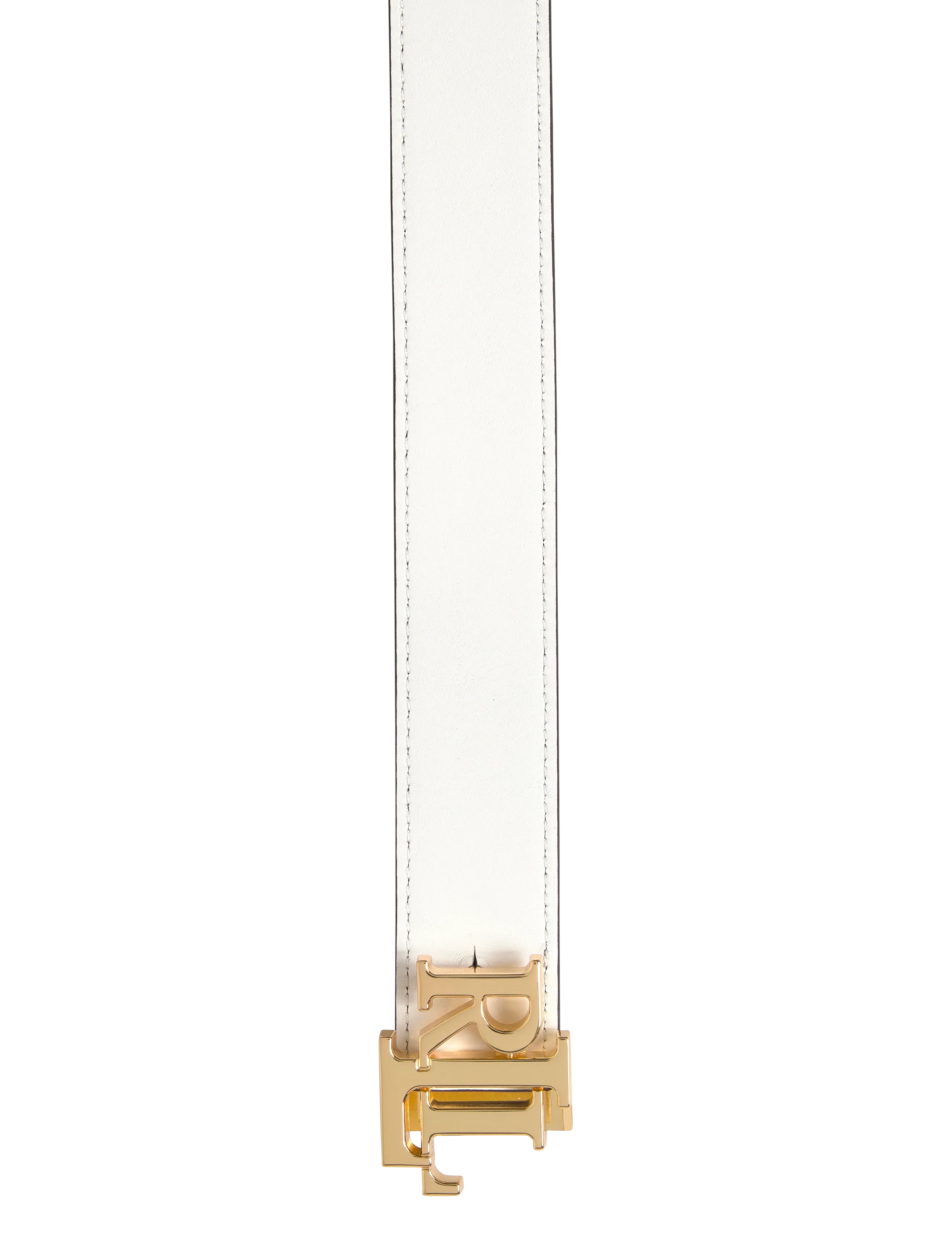 Lauren Ralph Lauren - Logo Reversible Leather Belt - læderbælter - birch tan/white - 4