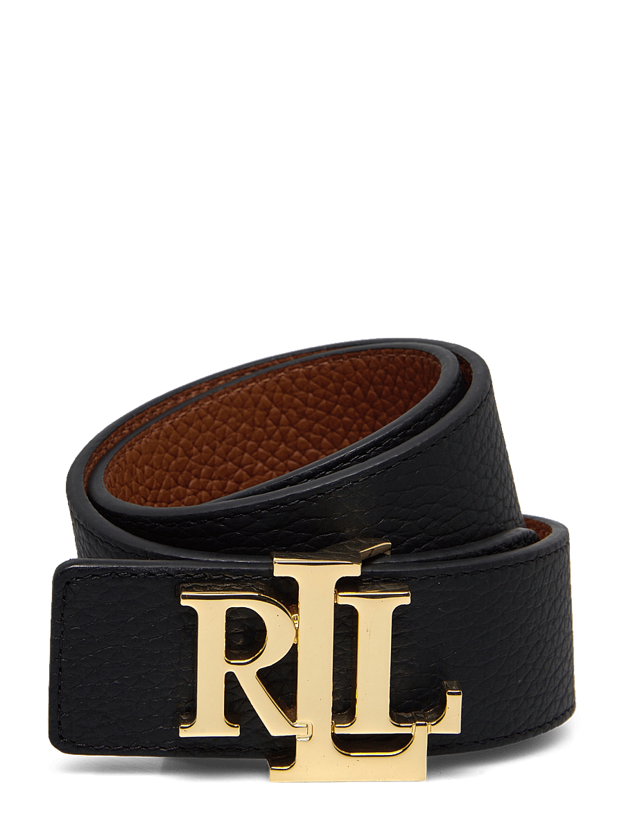 Lauren Ralph Lauren - FL GRN PB/FL GRN PB-REV LRL 40-BLT- - ledergürtel - black/lauren tan - 0