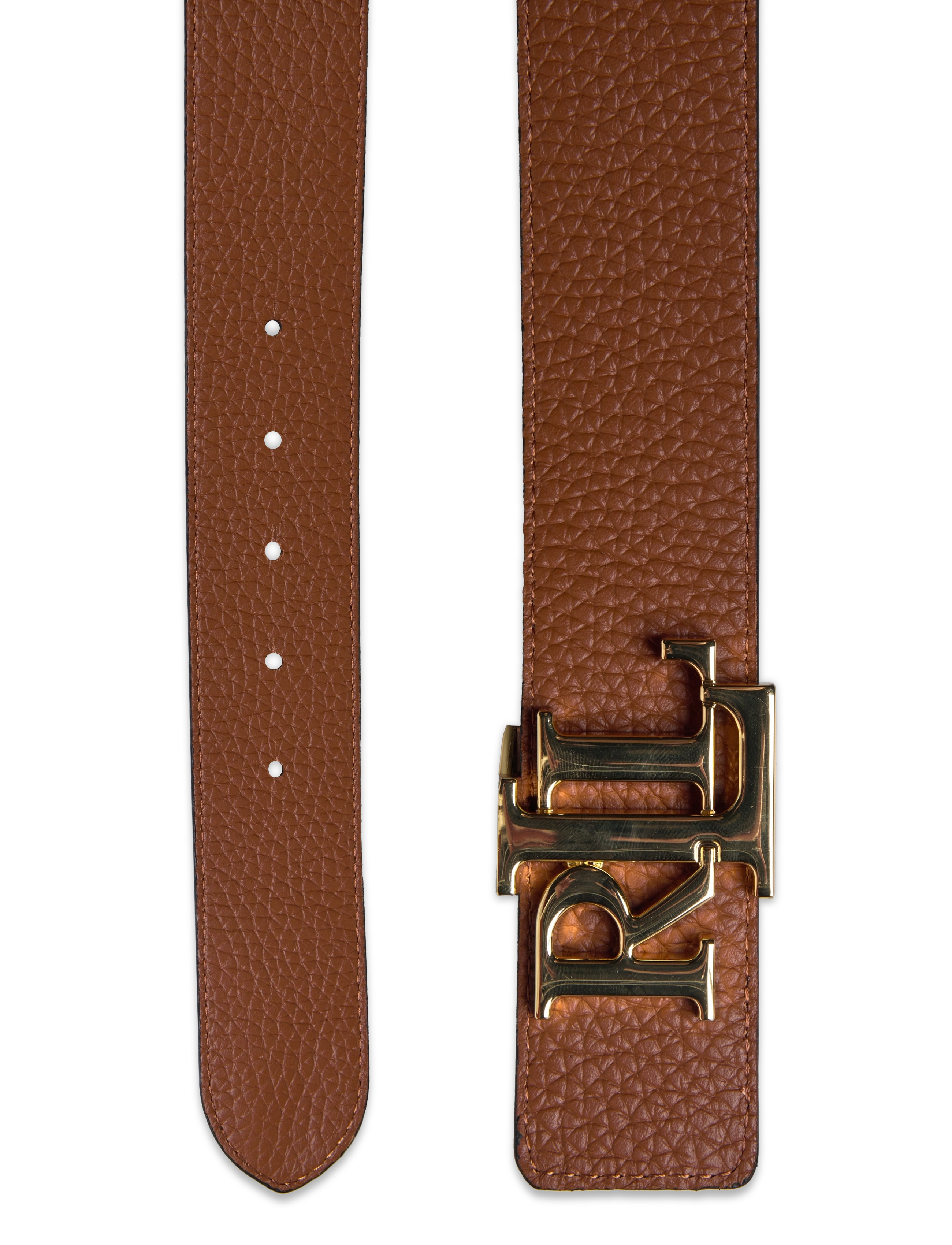 Lauren Ralph Lauren - FL GRN PB/FL GRN PB-REV LRL 40-BLT- - læderbælter - black/lauren tan - 3