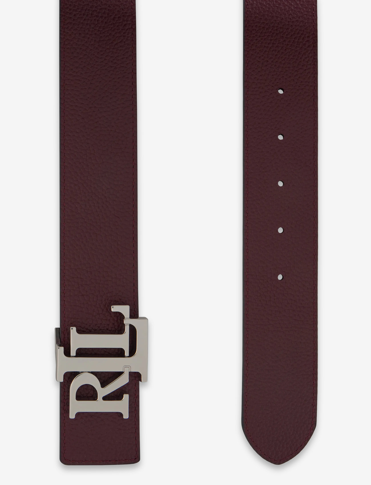 Lauren Ralph Lauren - Reversible Pebbled Leather Wide Belt - casual belts - lauren navy/dark - 4