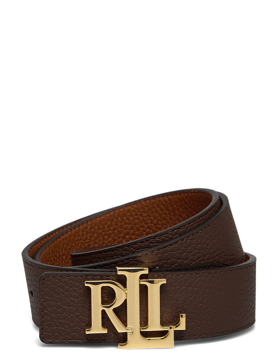 Lauren Ralph Lauren - FL GRN PB/FL GRN PB-REV LRL 40-BLT- - ledergürtel - lauren tan/dark b - 1
