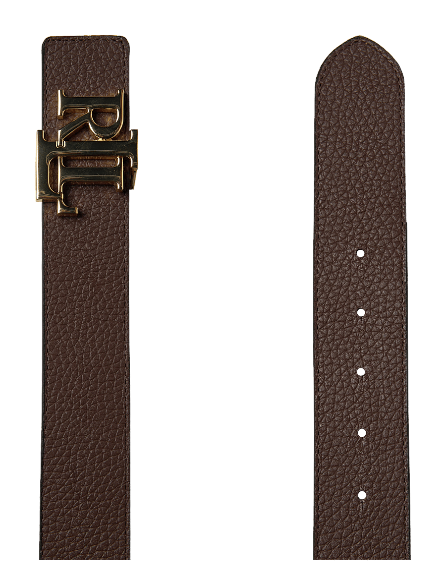 Lauren Ralph Lauren - FL GRN PB/FL GRN PB-REV LRL 40-BLT- - ledergürtel - lauren tan/dark b - 4