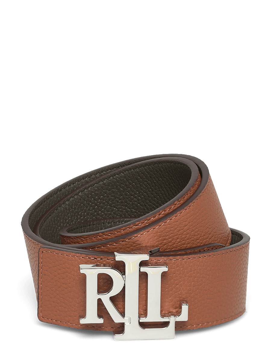 Lauren Ralph Lauren - FL GRN PB/FL GRN PB-REV LRL 40-BLT- - ledergürtel - lauren tan/dark o - 0