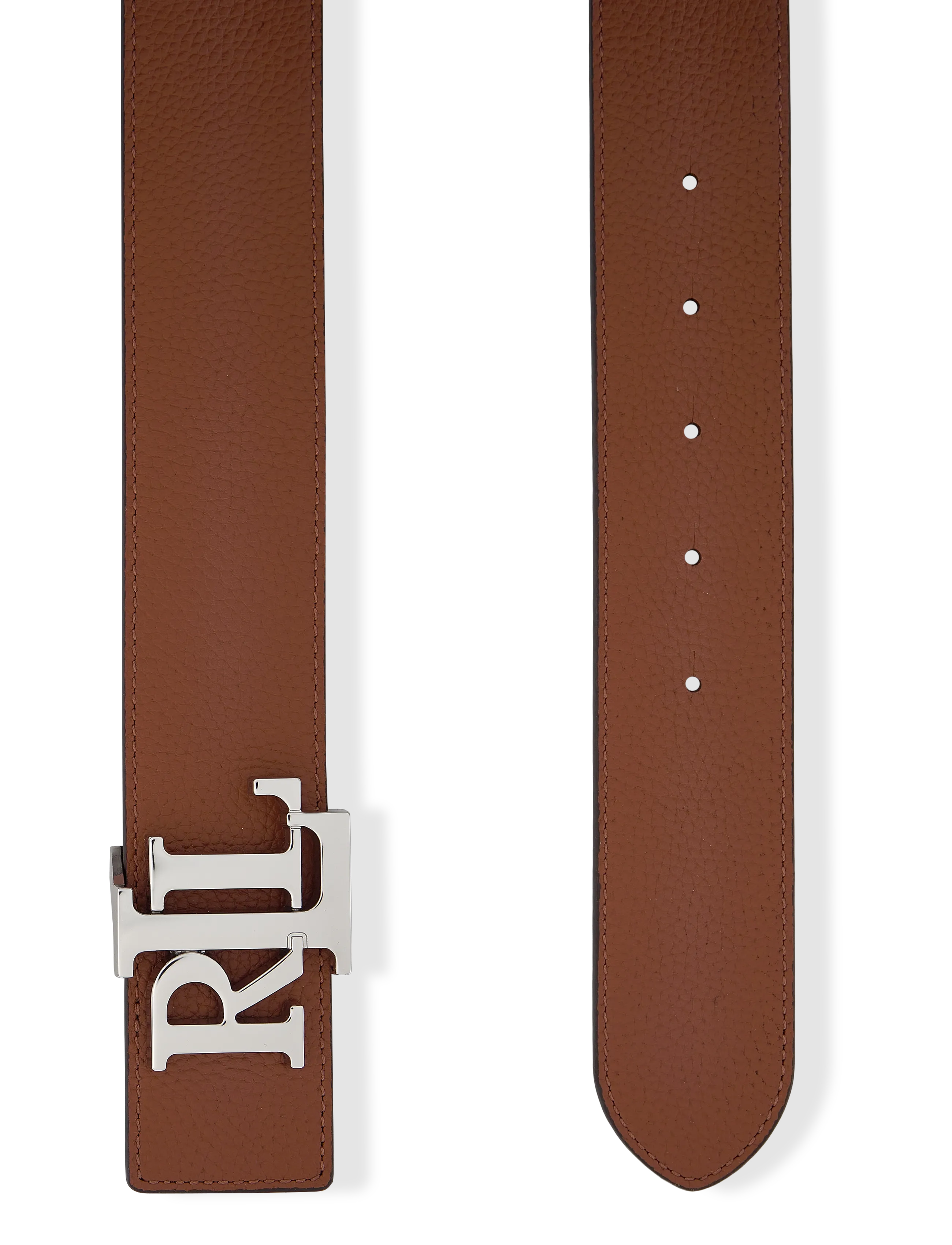 Lauren Ralph Lauren - FL GRN PB/FL GRN PB-REV LRL 40-BLT- - læderbælter - lauren tan/dark o - 1