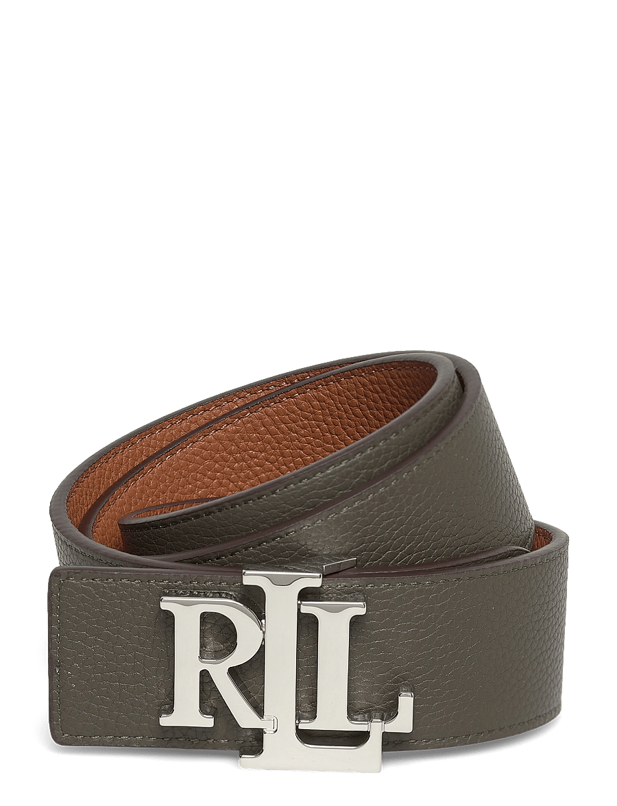 Lauren Ralph Lauren - FL GRN PB/FL GRN PB-REV LRL 40-BLT- - ledergürtel - lauren tan/dark o - 2