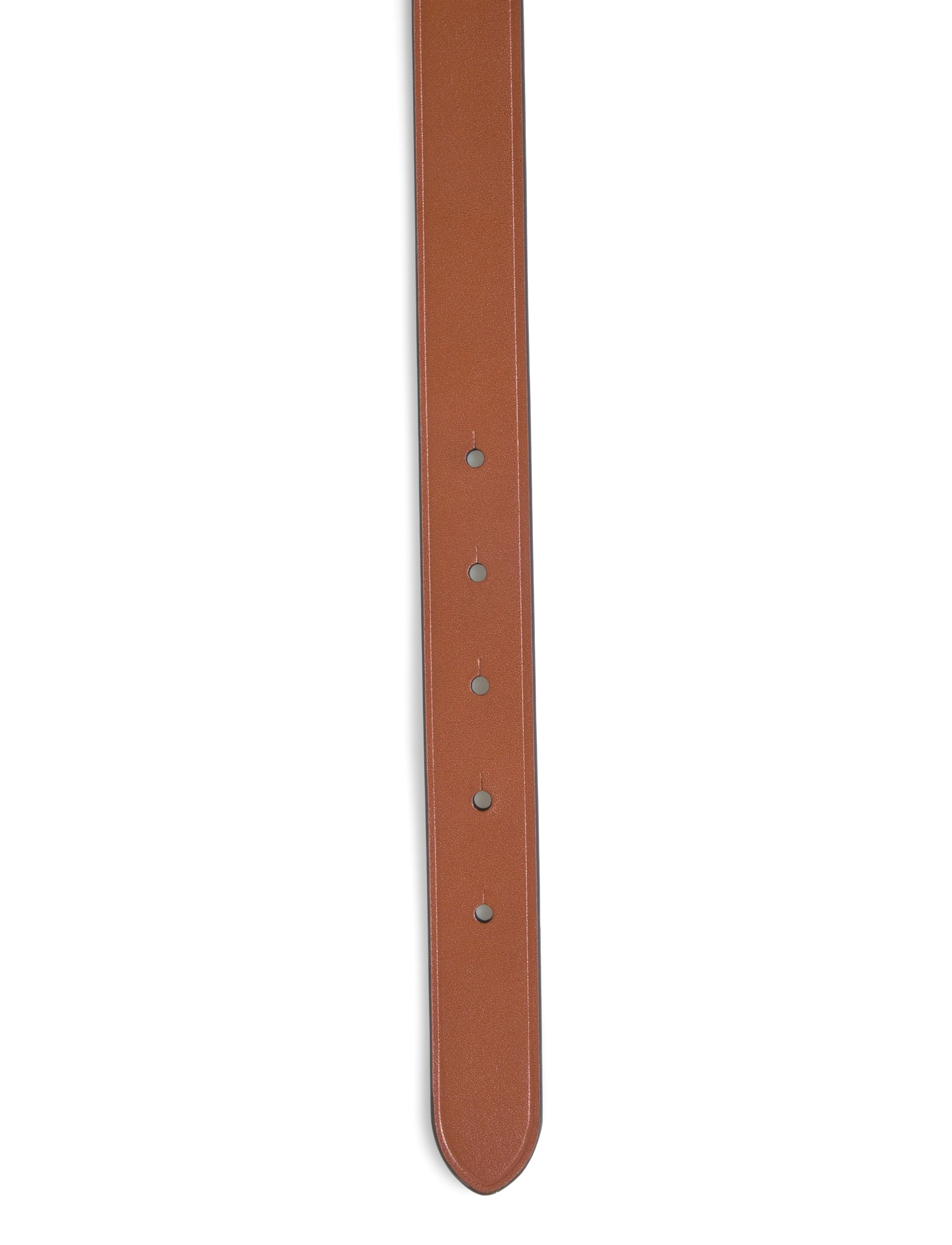 Lauren Ralph Lauren - Padlock Leather Belt - læderbælter - lauren tan - 2