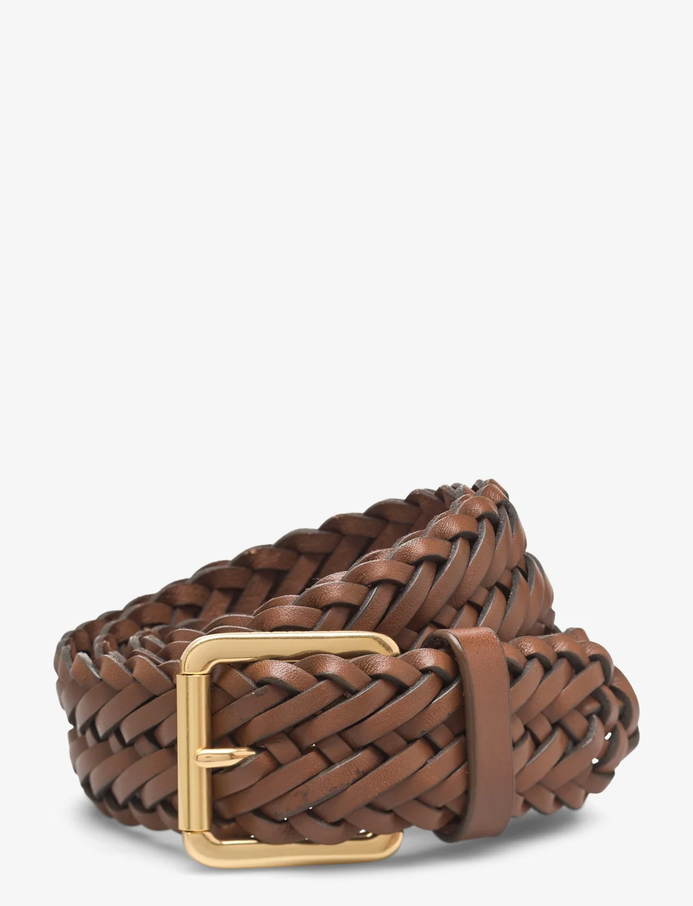 Braided vachetta leather belt online