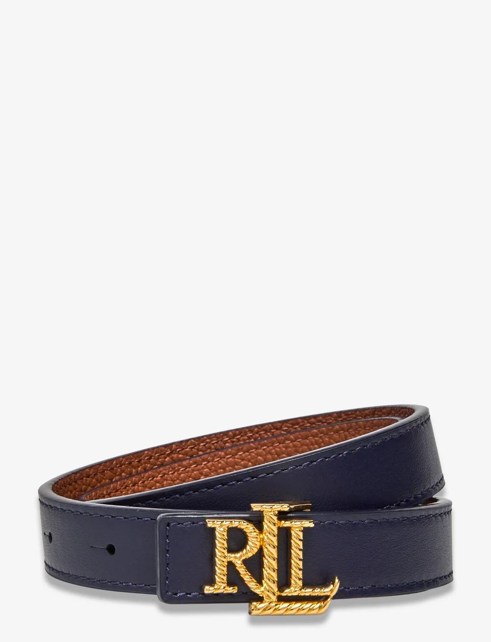 ベルト LAUREN RALPH LAUREN Woman Belt Blue 412959135 002 raf412959135_crefinednavylaur_