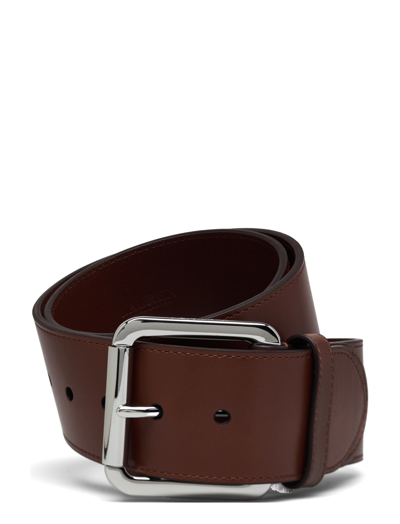 Lauren Ralph Lauren Vachetta Leather Wide Belt - Aksesuāri - CUOIO / brown