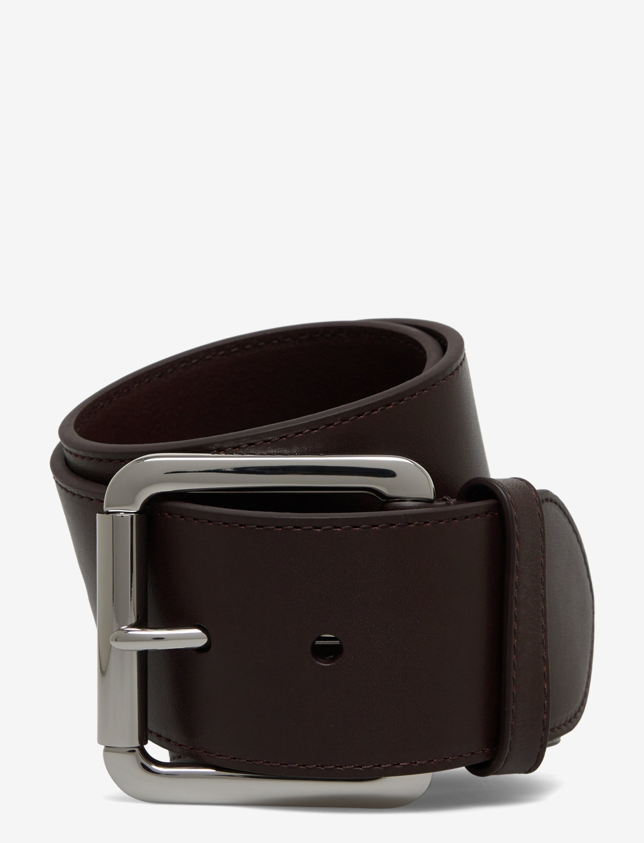 Lauren Ralph Lauren - Vachetta Leather Wide Belt - casual bælter - dark hickory - 0