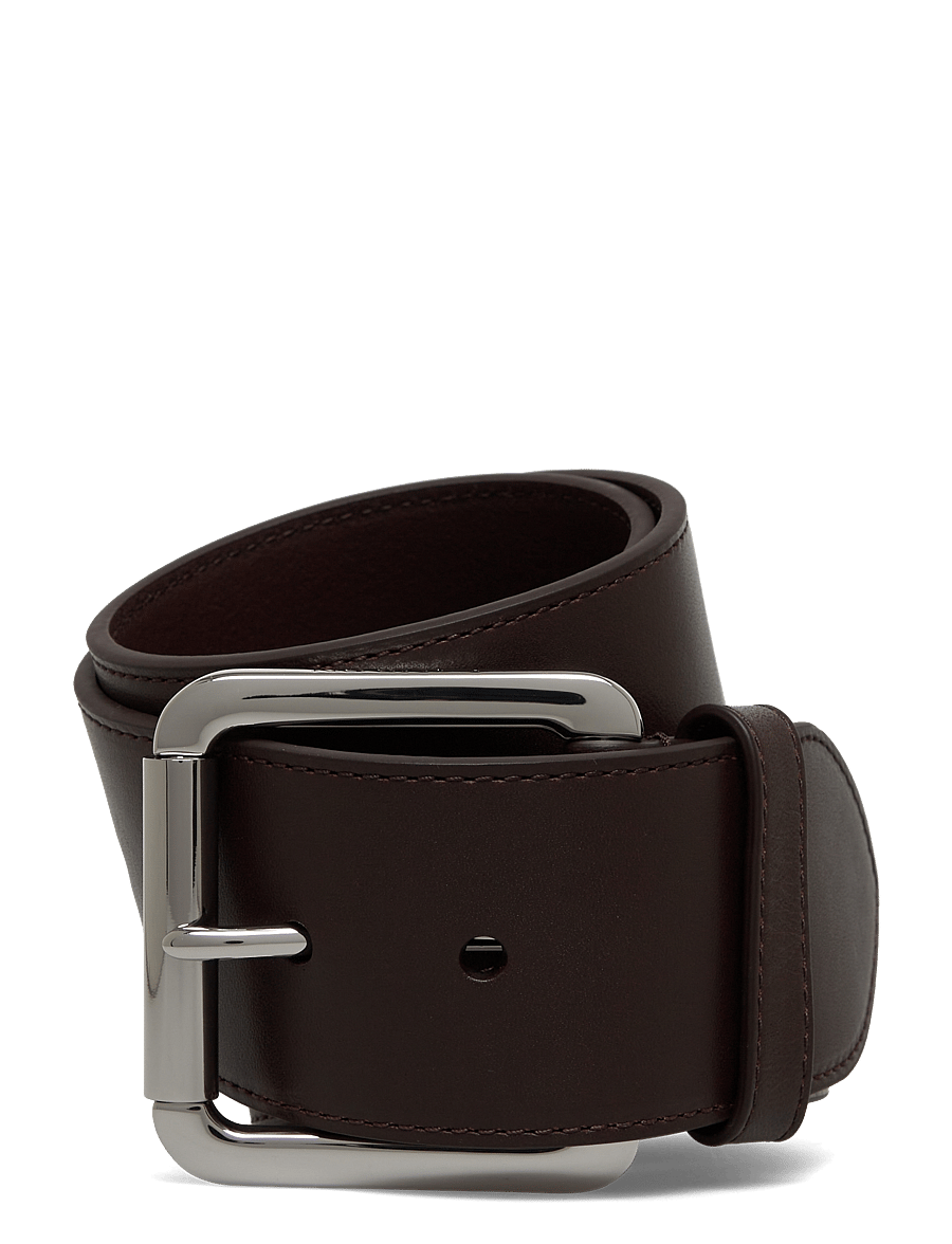 Lauren Ralph Lauren - Vachetta Leather Wide Belt - ledergürtel - dark hickory - 0