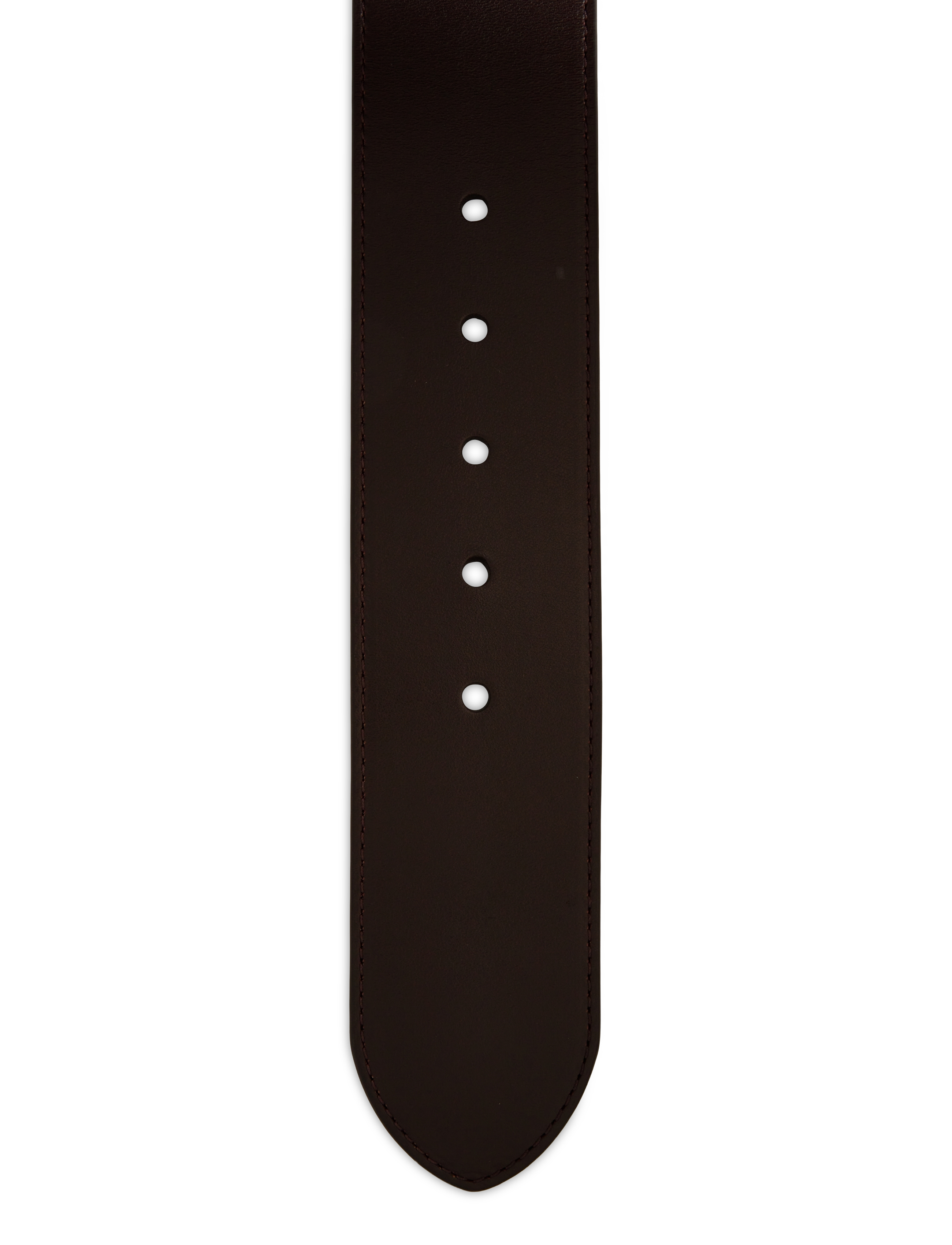 Lauren Ralph Lauren - Vachetta Leather Wide Belt - læderbælter - dark hickory - 2