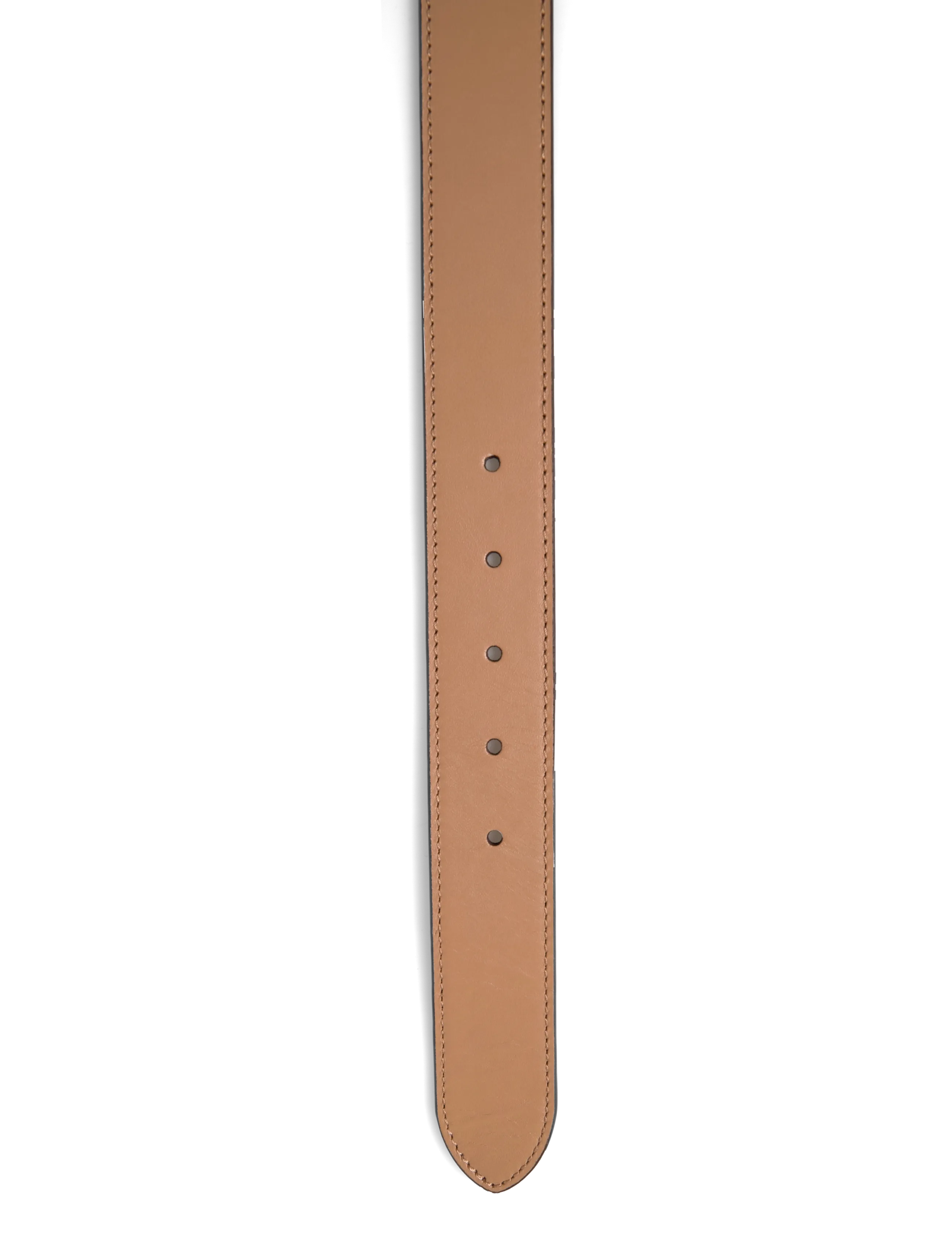 Lauren Ralph Lauren - NATURAL SMTH LEATHR-LOGO KEEPER-BLT - læderbælter - camel - 2