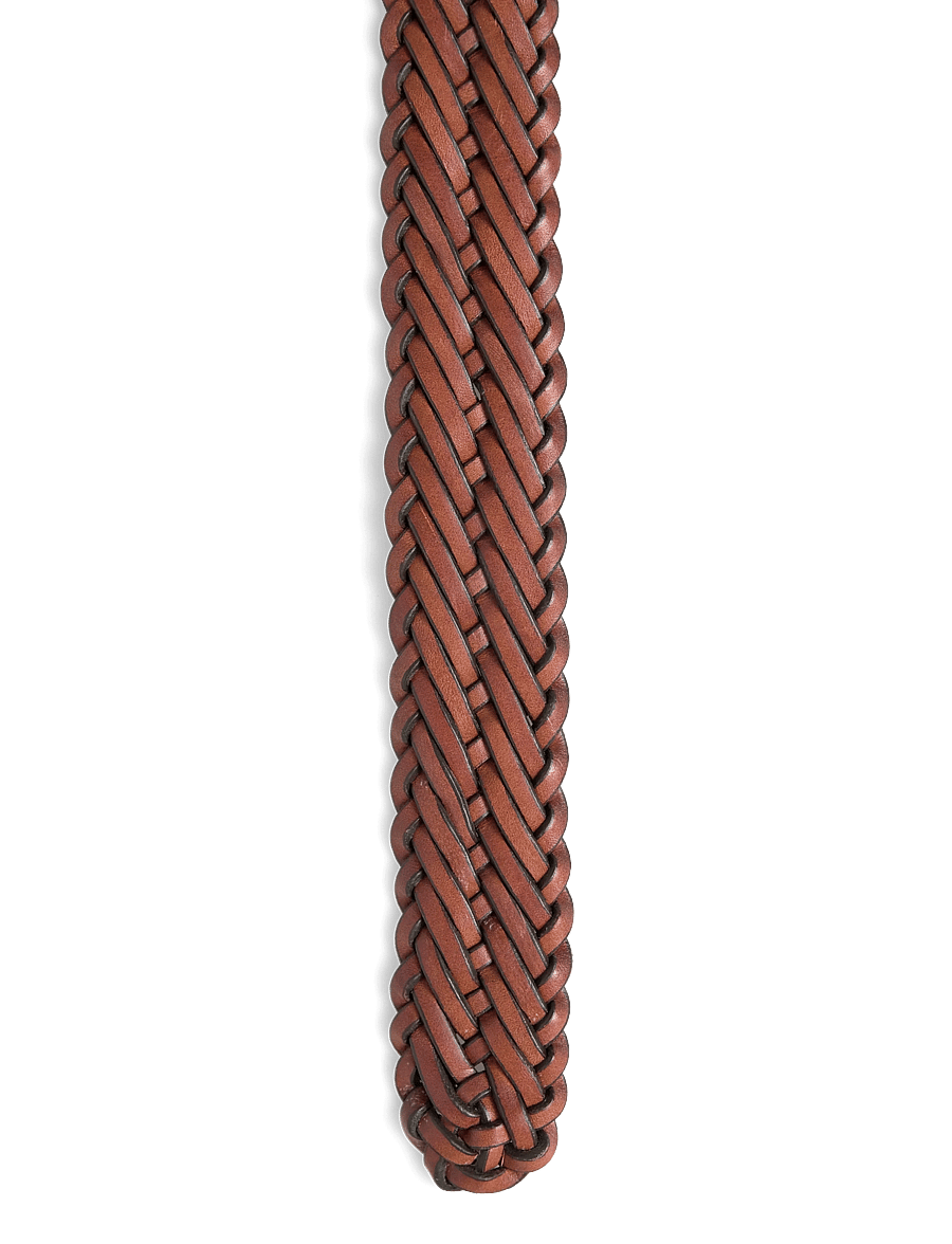 Lauren Ralph Lauren - Braided Vachetta Leather Belt - ceintures en cuir - lauren tan - 2