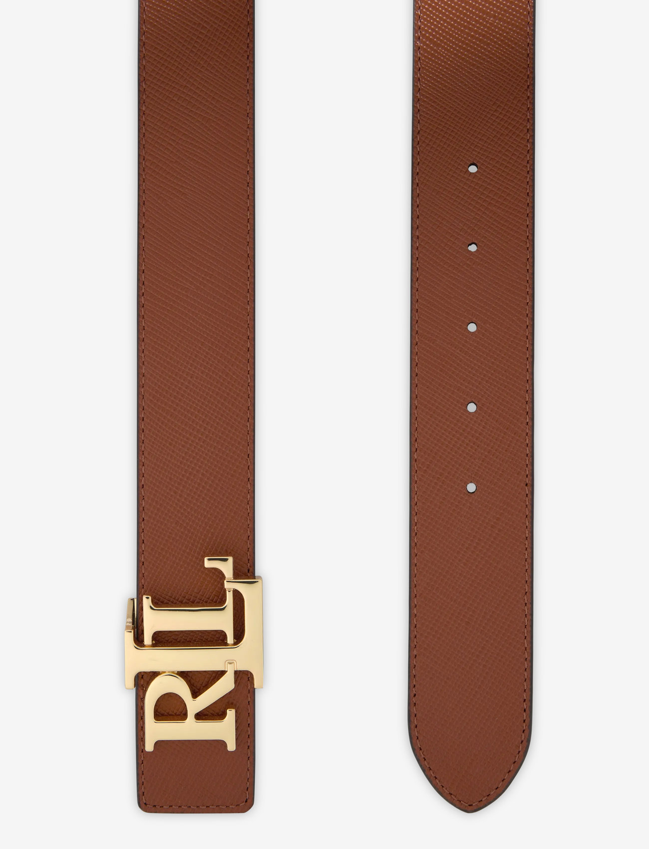 Lauren Ralph Lauren - Logo Reversible Textured Wide Belt - casual bælter - lauren tan/black - 1