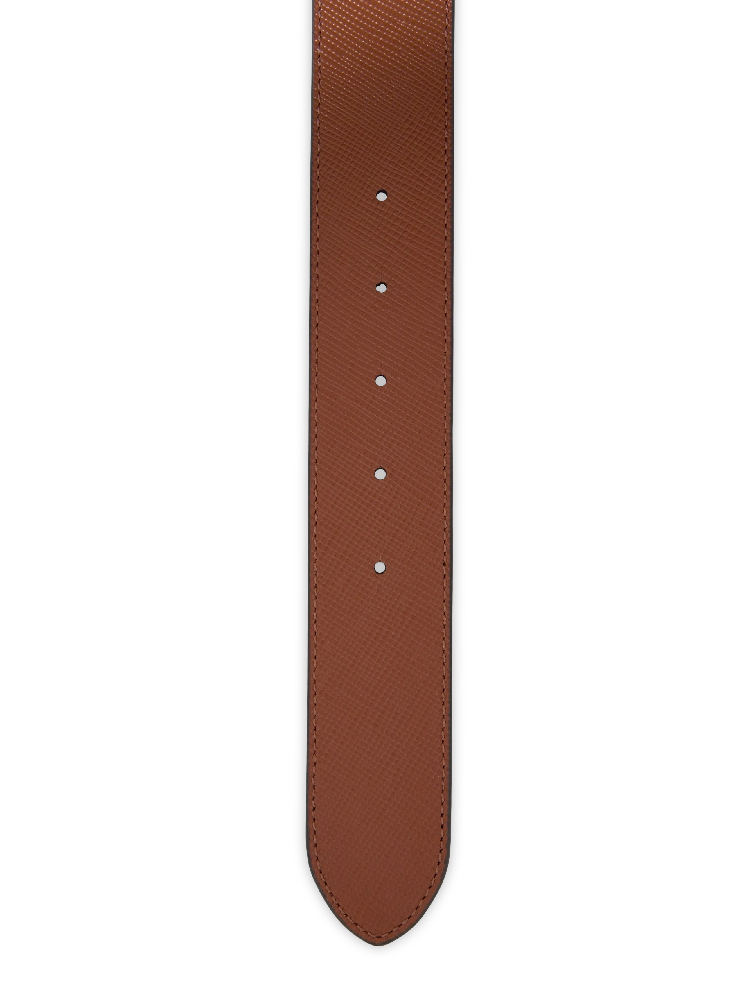 Lauren Ralph Lauren - Logo Reversible Textured Wide Belt - lauren tan/black - 2