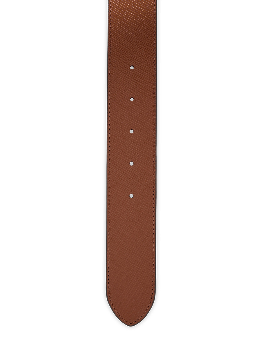Lauren Ralph Lauren - Logo Reversible Textured Wide Belt - leather belts - lauren tan/black - 2