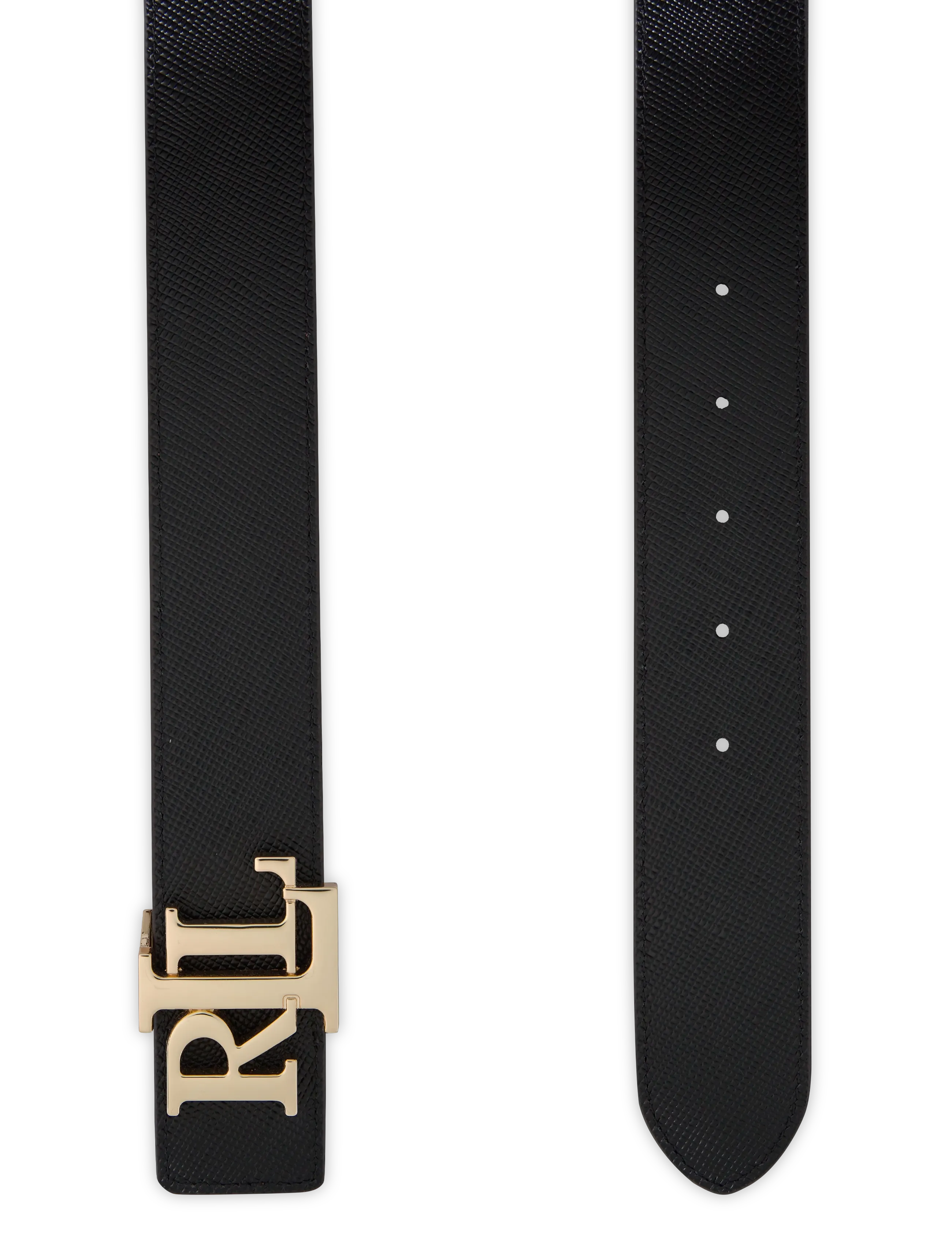 Lauren Ralph Lauren - Logo Reversible Textured Wide Belt - lauren tan/black - 4