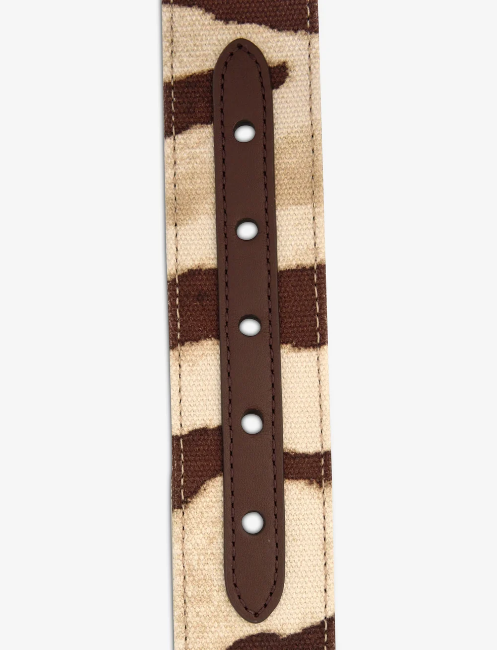Lauren Ralph Lauren - Zebra-Print Wood-Buckle Wide Belt - casual bælter - zebra/dark hickor - 2