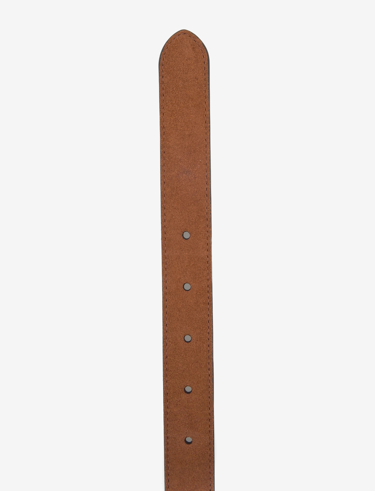 Lauren Ralph Lauren - Logo-Keeper Suede Skinny Belt - casual bælter - lauren tan - 2