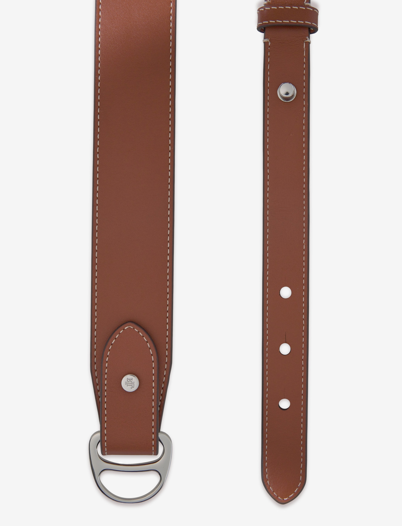 Lauren Ralph Lauren - Equestrian D-Ring Leather Belt - bælter til taljen - lauren tan - 1