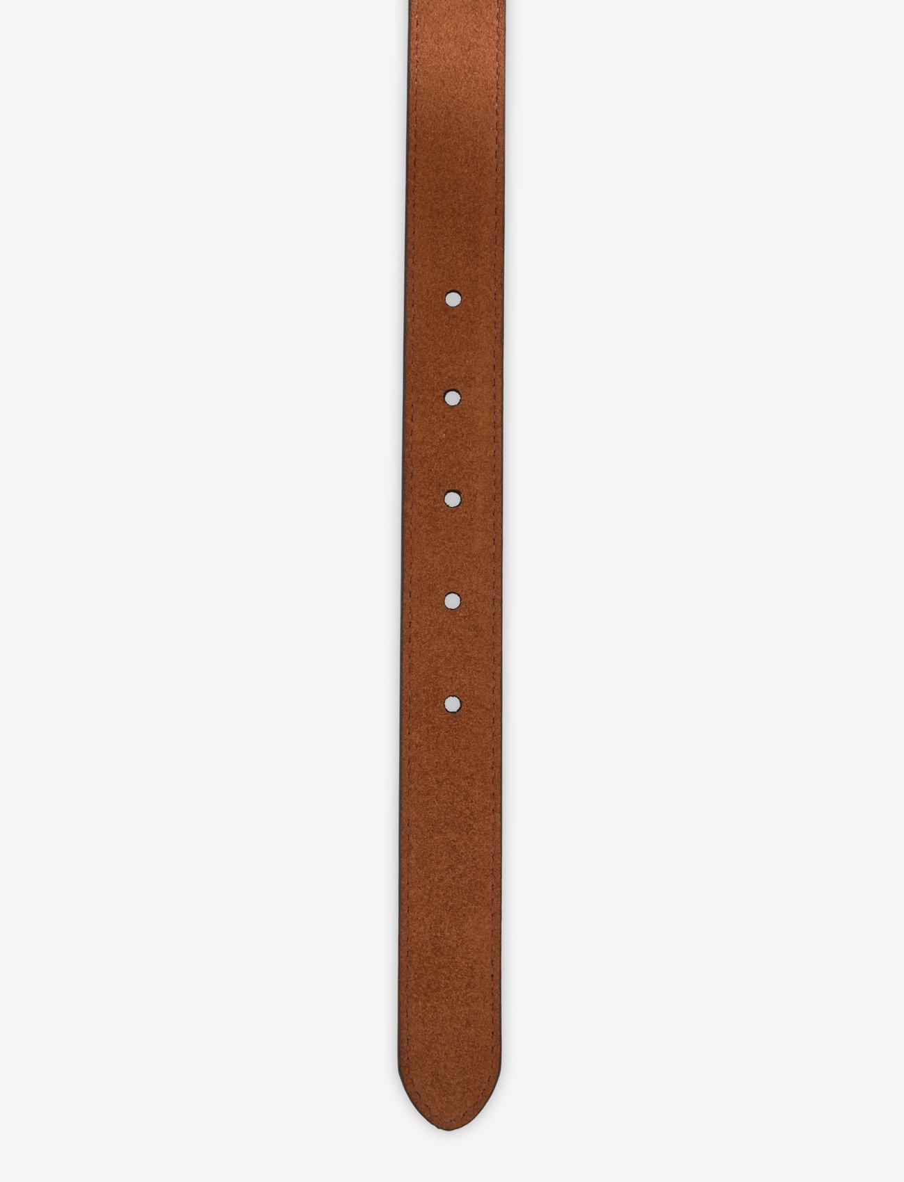 Lauren Ralph Lauren - Tooled-Buckle Leather Belt - nahkavyöt - lauren tan - 2