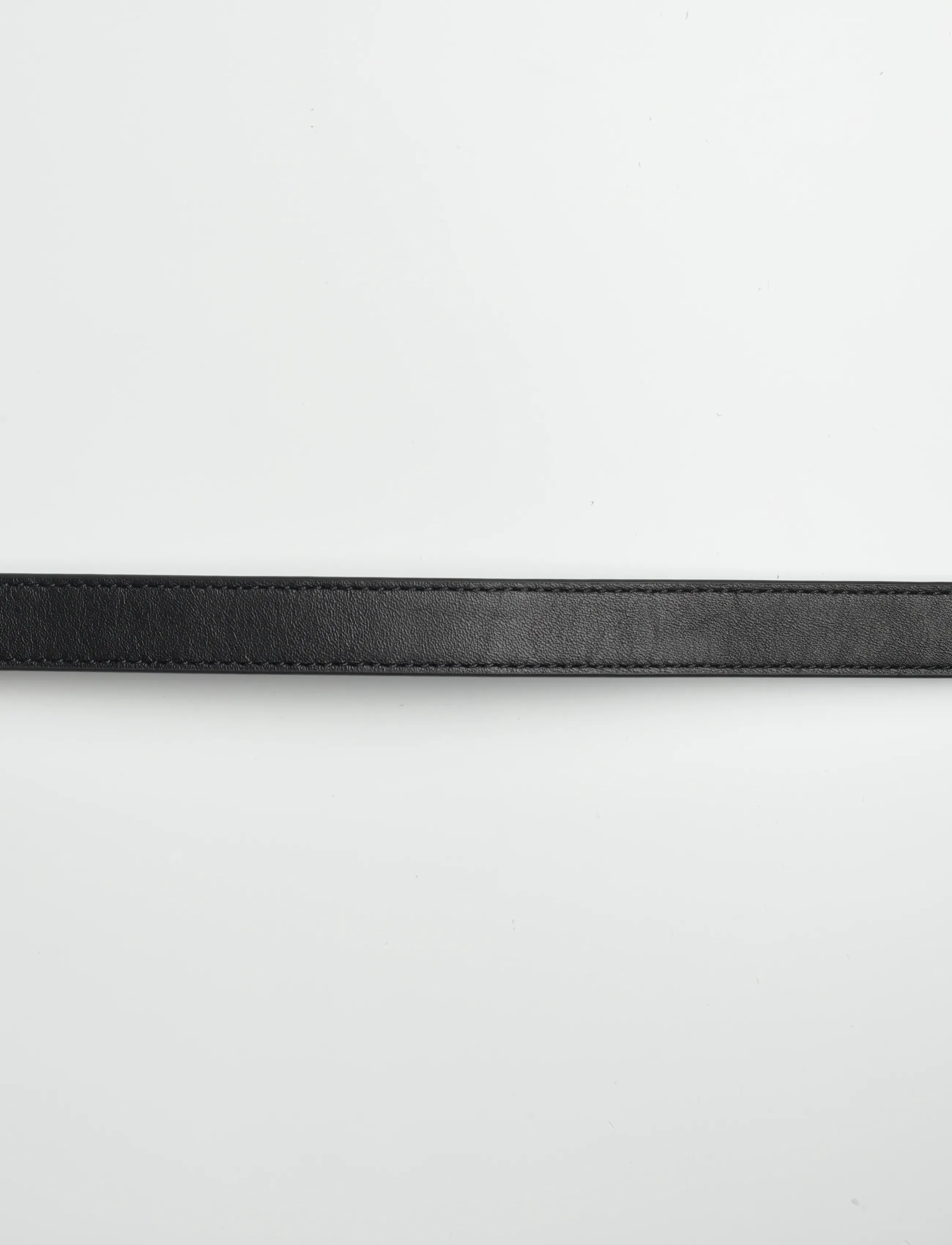 Lauren Ralph Lauren - Leather Toggle Skinny Belt - læderbælter - black - 2