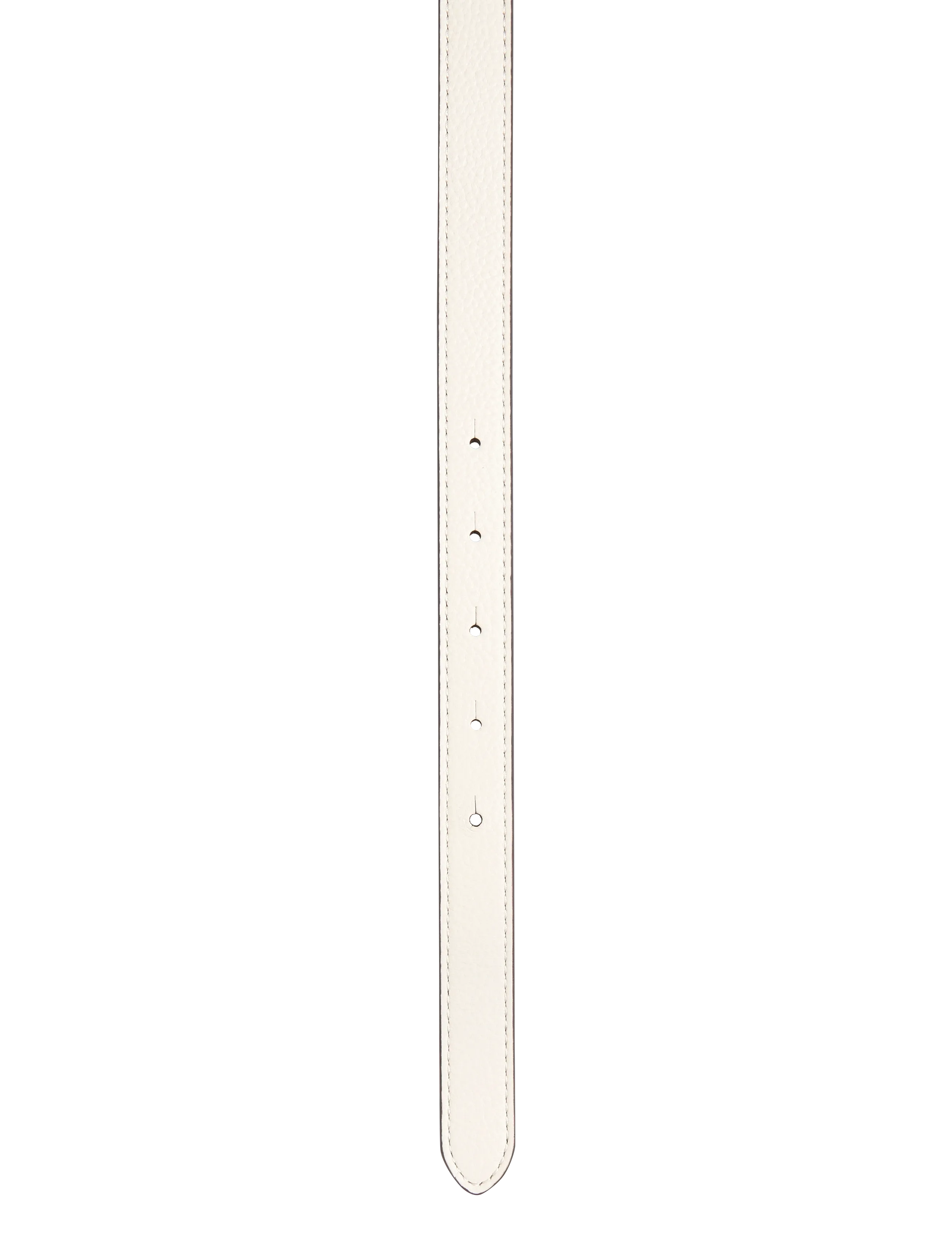 Lauren Ralph Lauren - Logo Reversible Leather Skinny Belt - ceintures en cuir - soft white/classi - 3