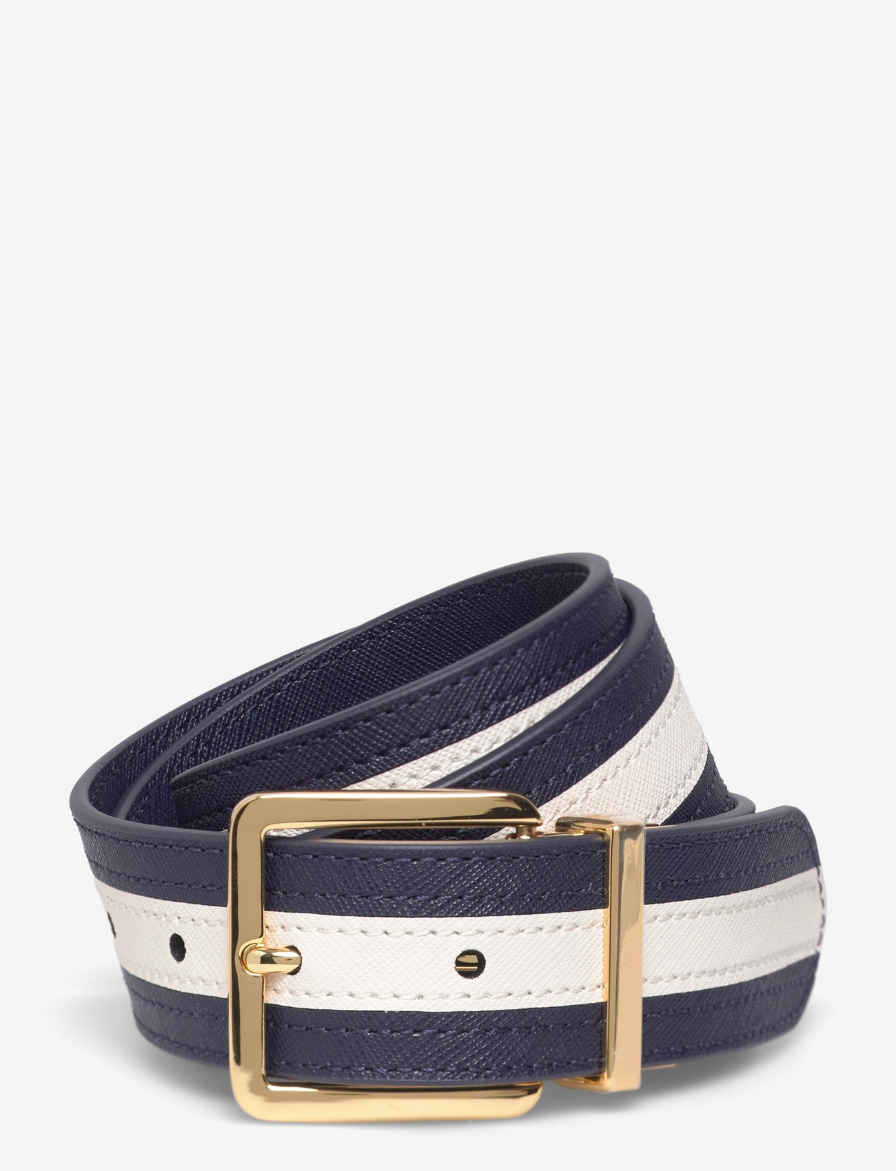 Lauren Ralph Lauren - Two-Tone Reversible Crosshatch Belt - casual gürtel - refined navy/soft - 0