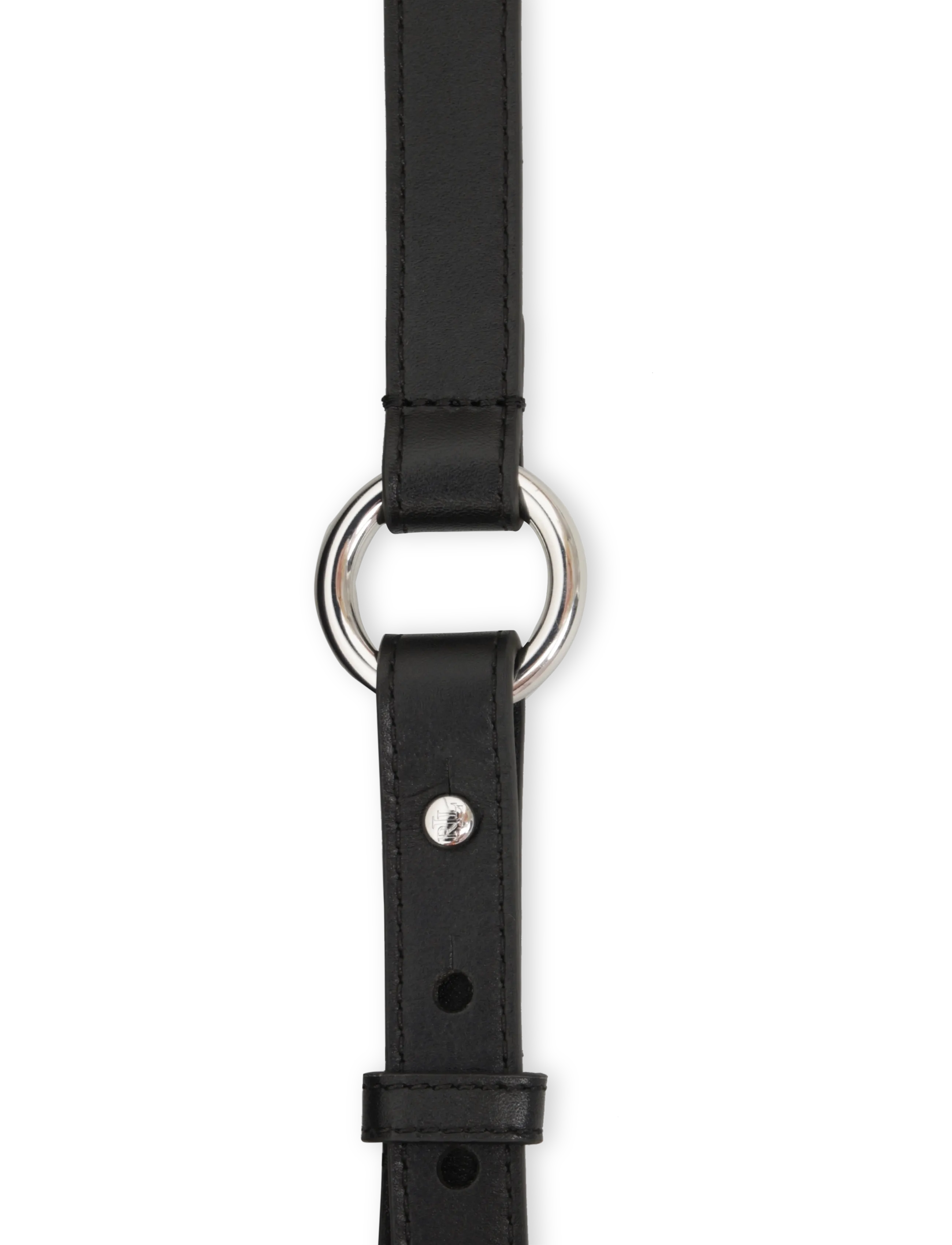 Lauren Ralph Lauren - Leather O-Ring Stacked Wide Belt - autumn savings - black - 3