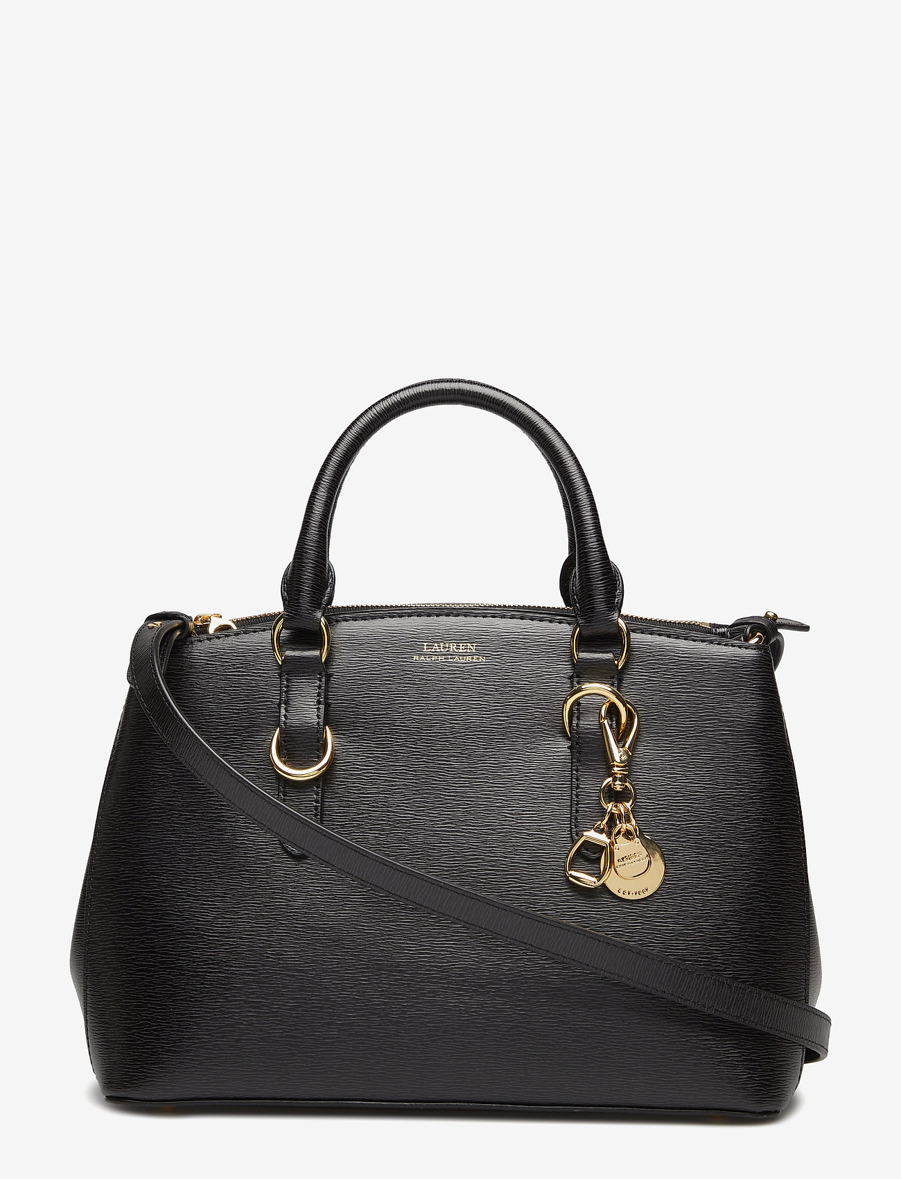 Lauren Ralph Lauren - Saffiano Leather Mini Satchel - black - 0