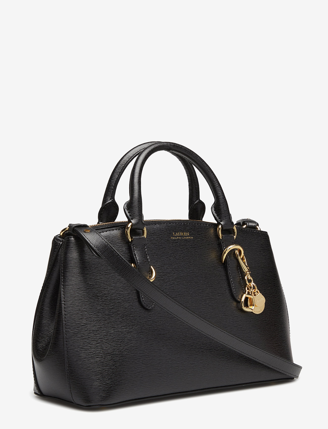 Lauren Ralph Lauren - Saffiano Leather Mini Satchel - black - 2