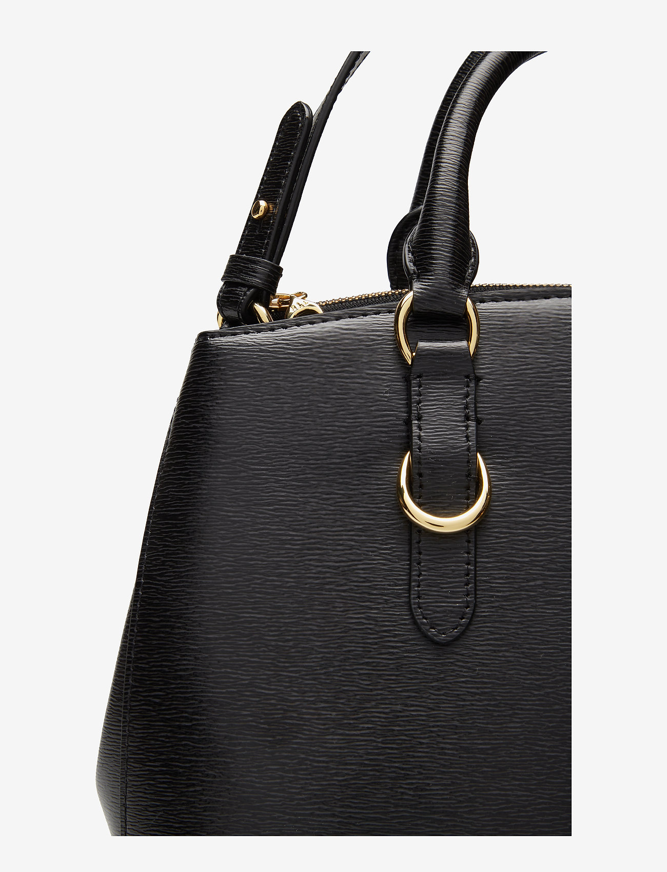 Lauren Ralph Lauren - Saffiano Leather Mini Satchel - black - 3