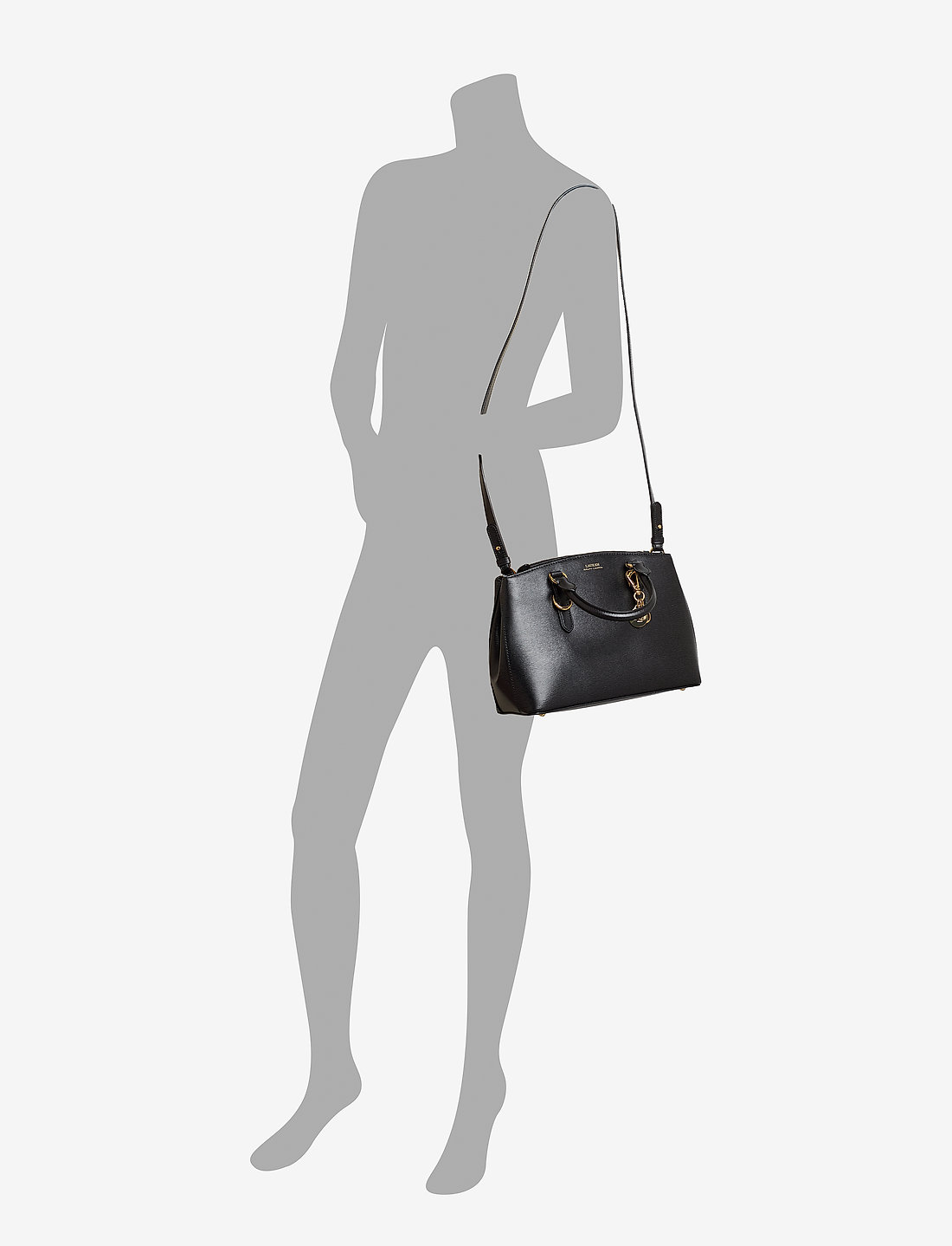 Ralph lauren saffiano mini zip hotsell