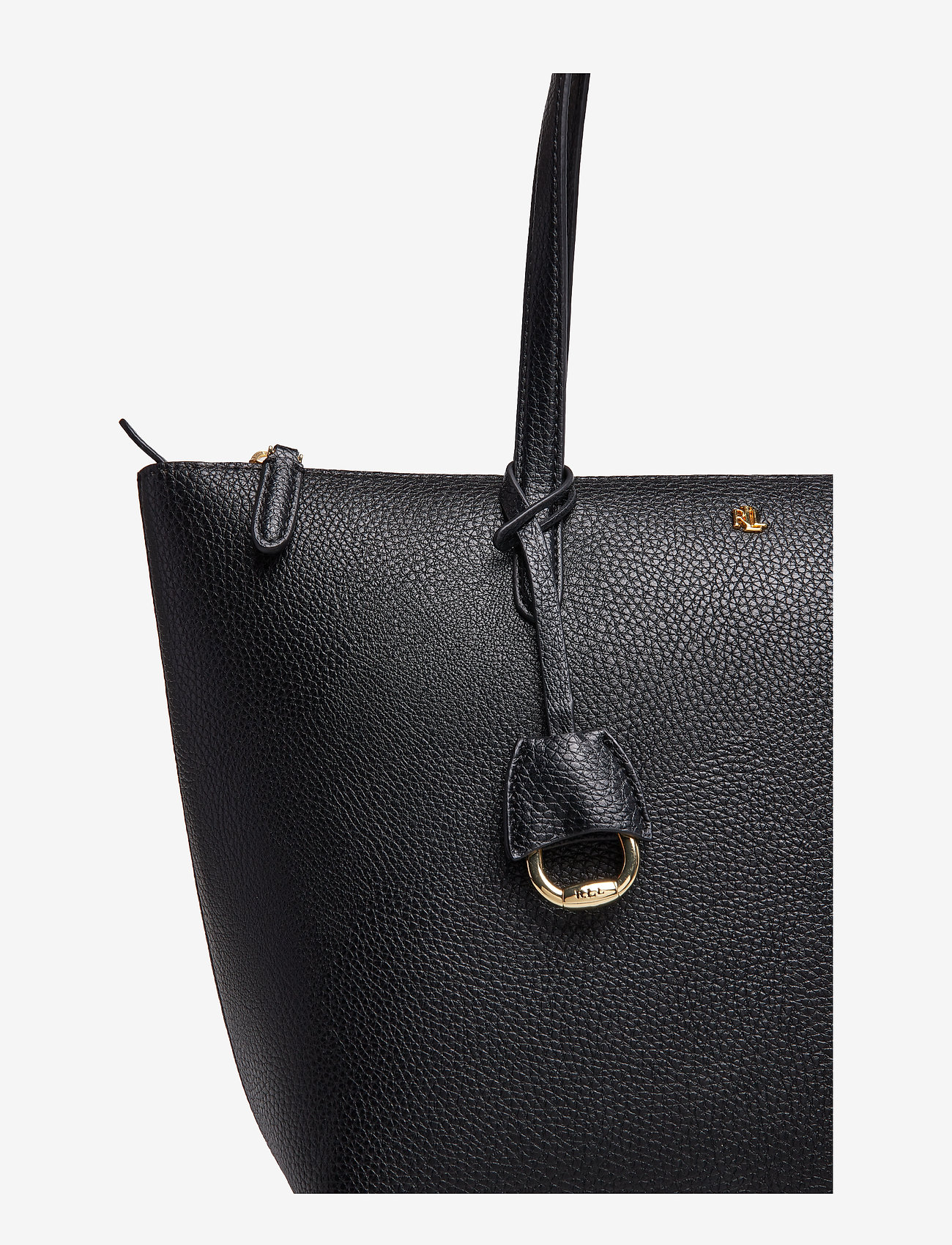 Lauren Ralph Lauren - Faux-Leather Small Tote - black - 3