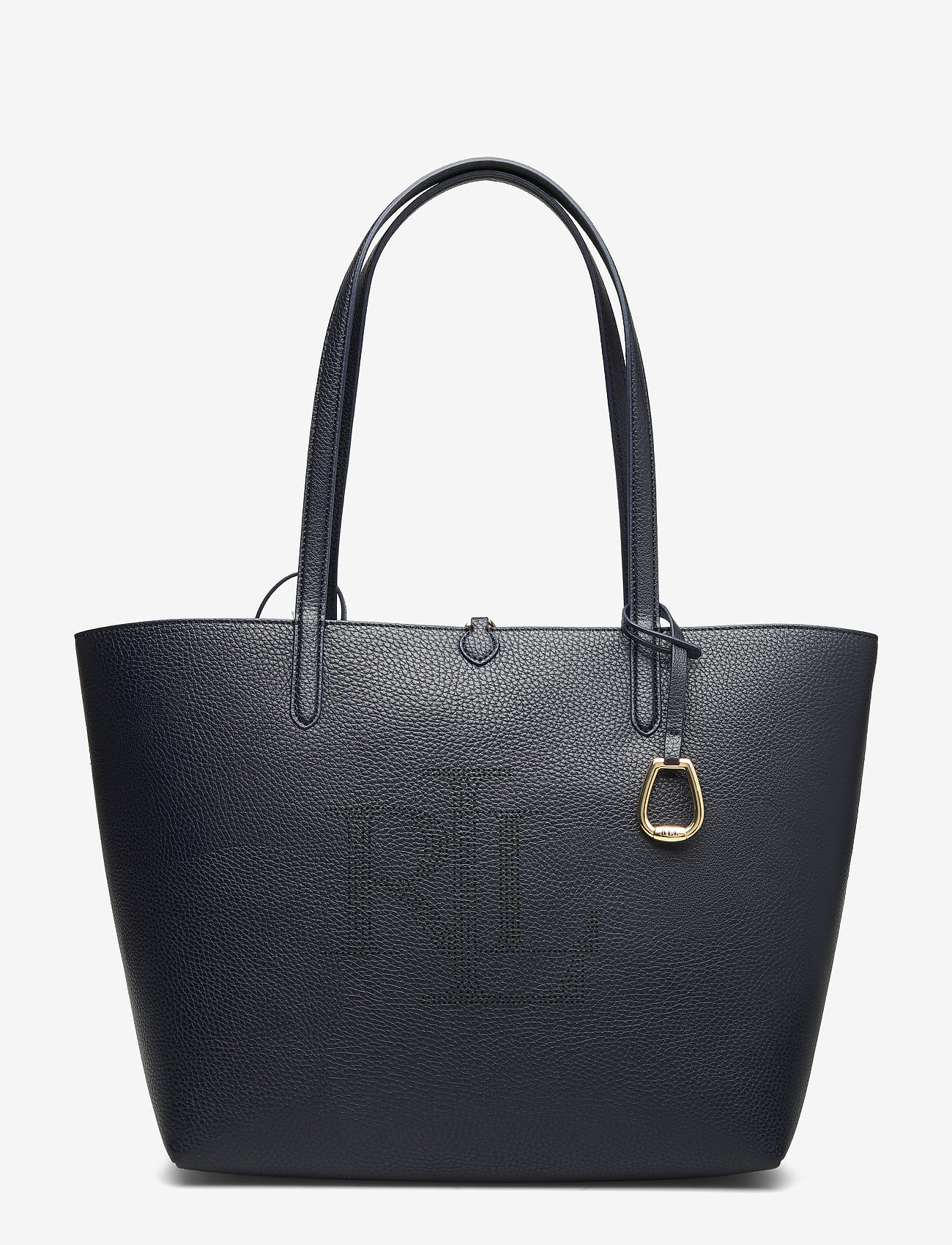 Lauren Ralph Lauren - LOGO PERF FAUX PBLE-RVRSBLE TOTE-TT - lauren navy/ridin - 0