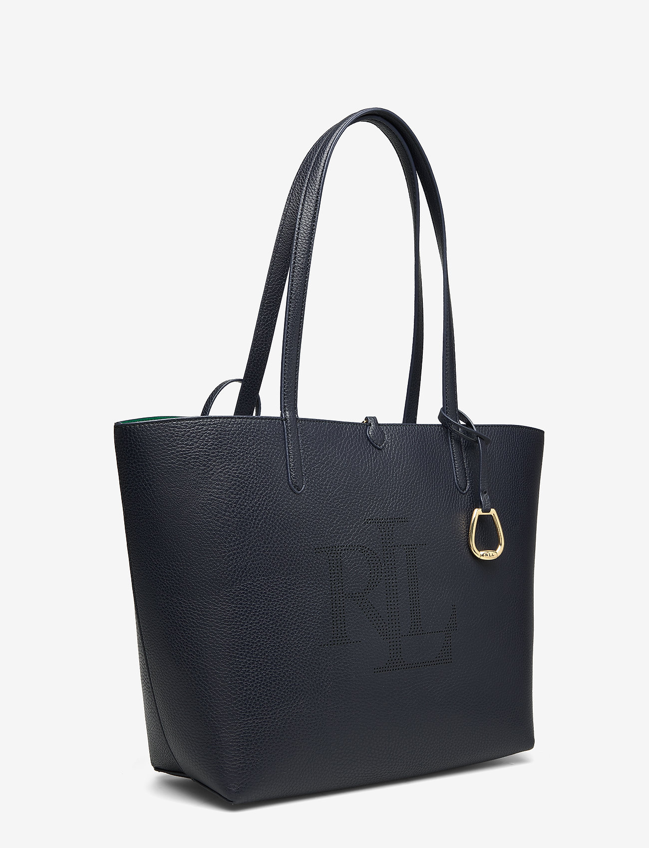Lauren Ralph Lauren - LOGO PERF FAUX PBLE-RVRSBLE TOTE-TT - lauren navy/ridin - 2
